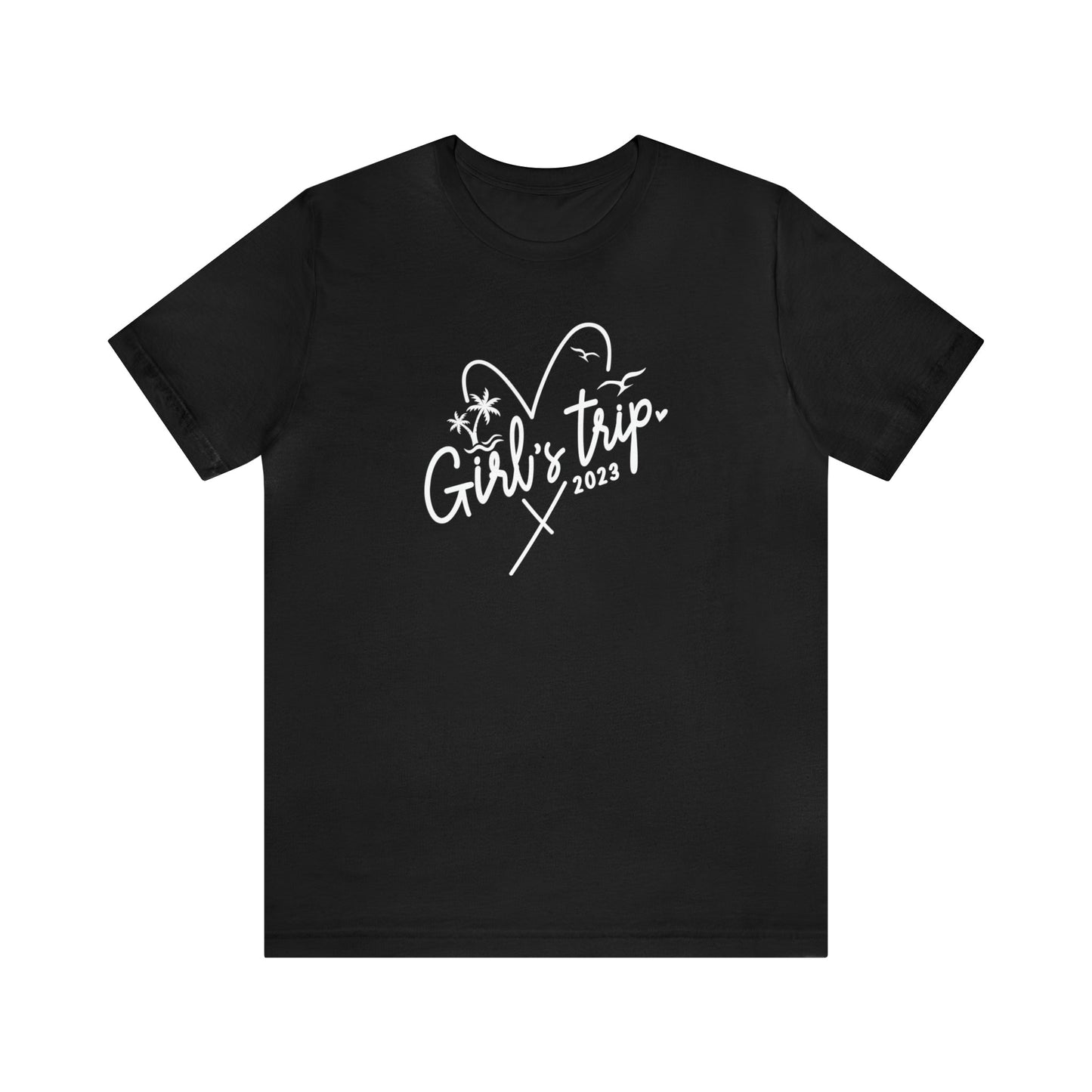 T-Shirt Black / S Girls Trip 2023 | Heart | Jersey Short Sleeve Tee