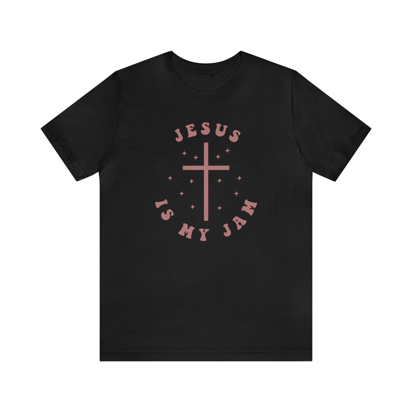 T-Shirt Black / S Jesus is My Jam | Christian | Retro | Jersey Short Sleeve Tee