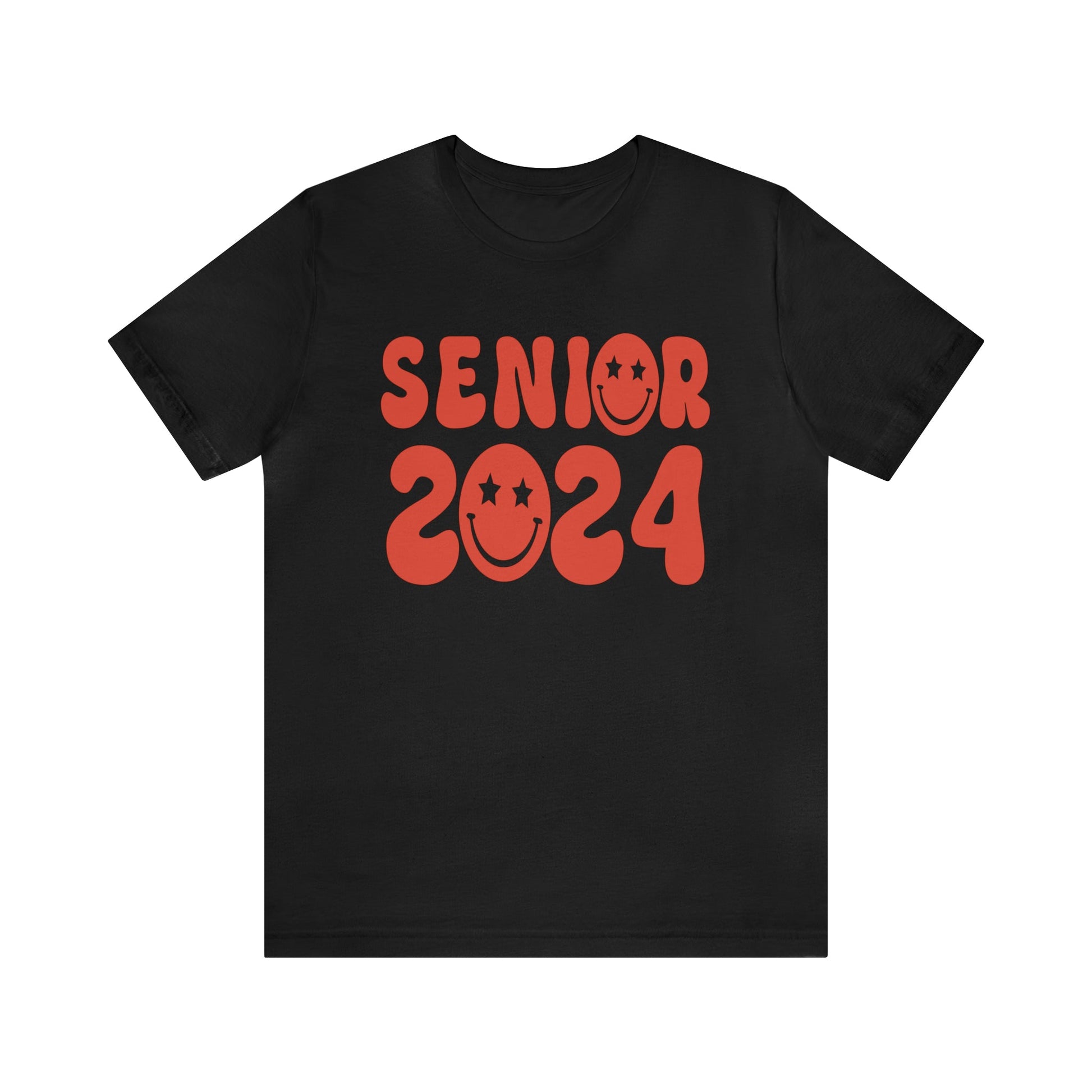 T-Shirt Black / S Senior | 2024 | Smiley Face | Retro | Jersey Short Sleeve Tee