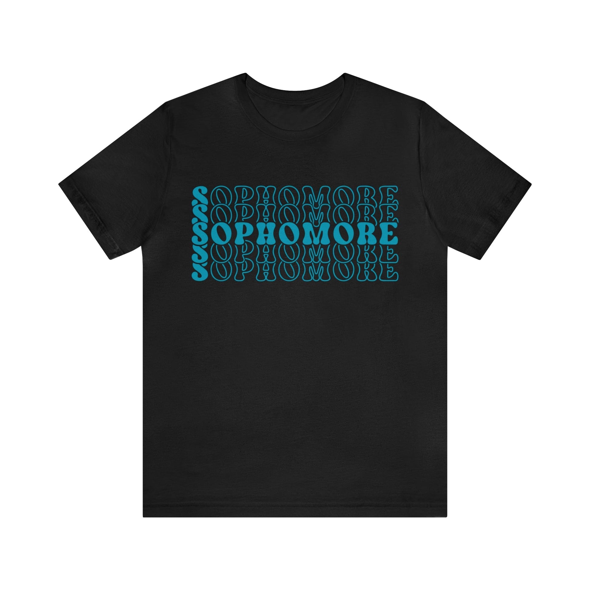 T-Shirt Black / S Sophomore | Stacked Retro | Jersey Short Sleeve Tee