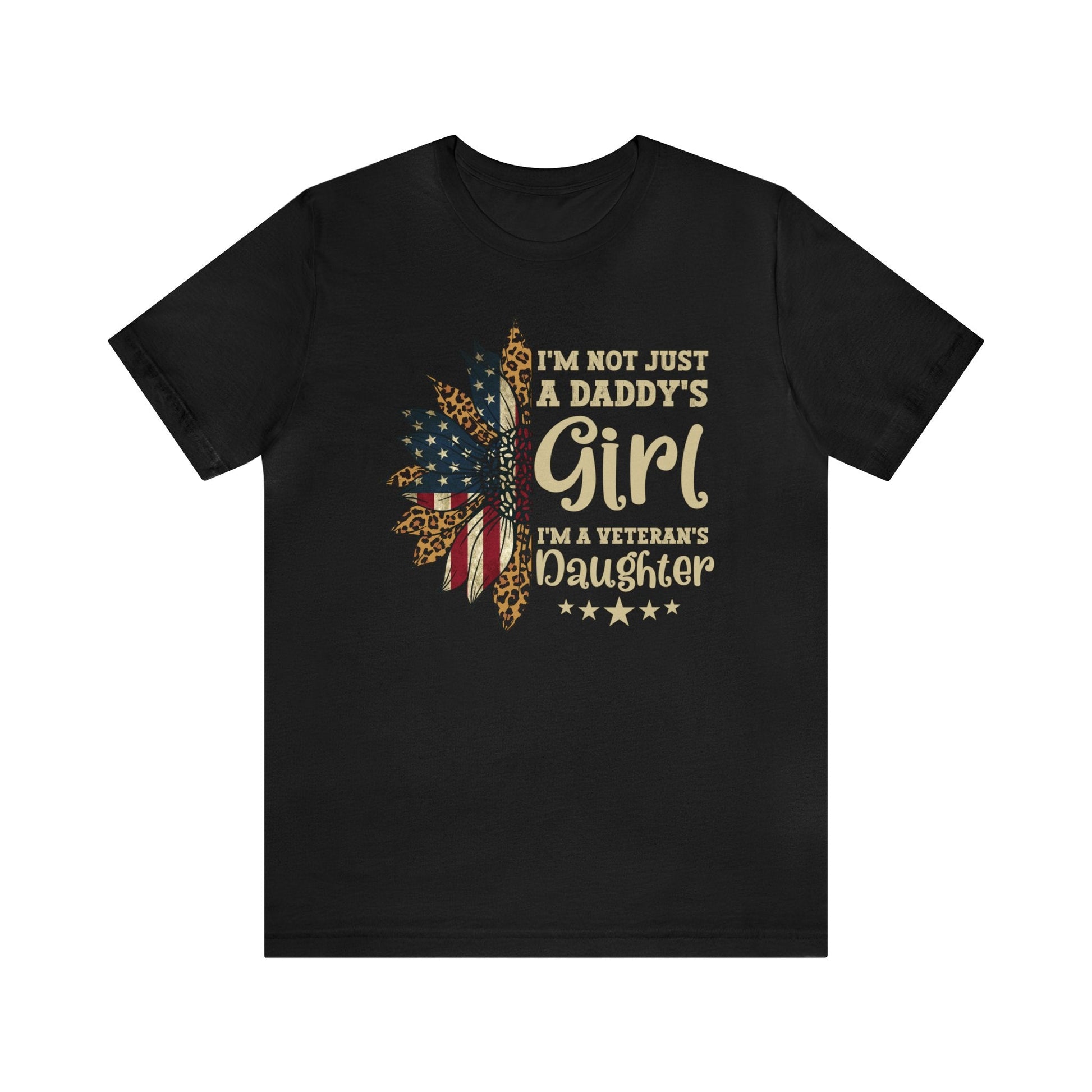 T-Shirt Black / XS Daddy's Girl | Veteran's Daughter | Jersey Short Sleeve Tee