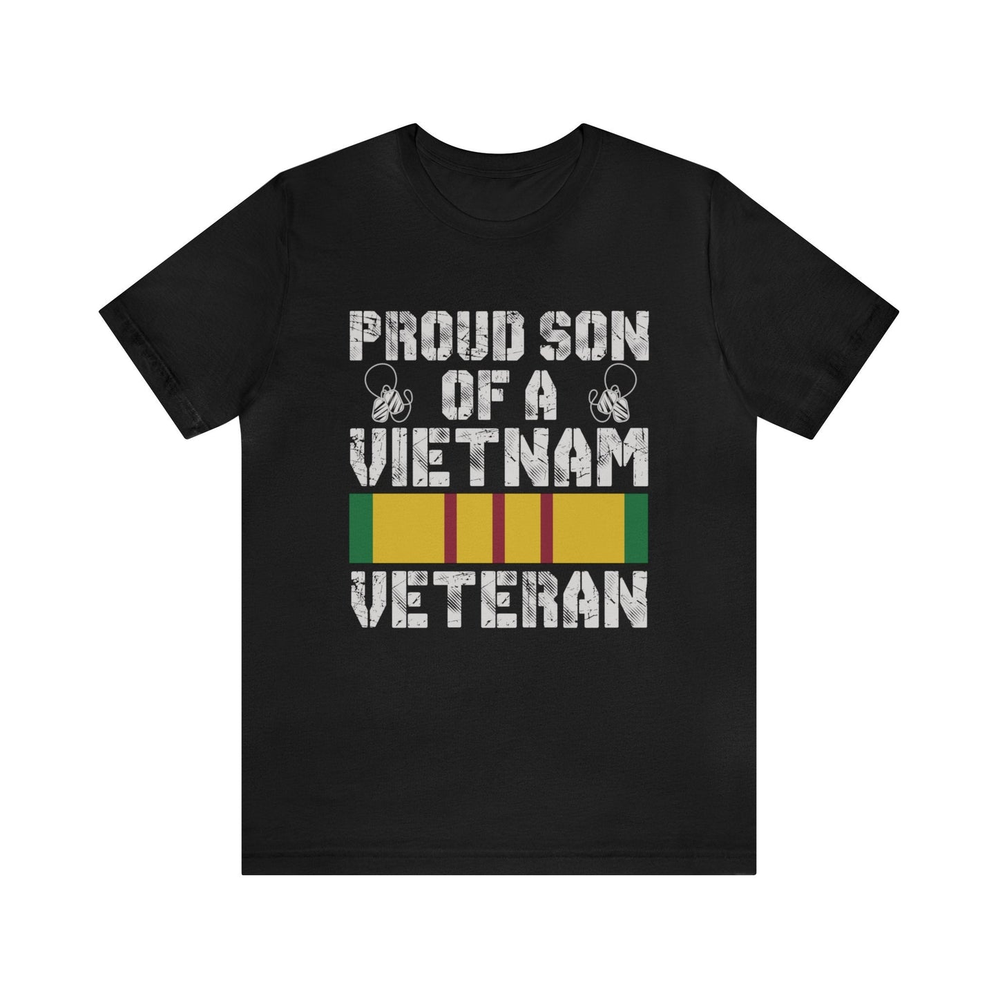 T-Shirt Black / XS Proud Son of a Vietnam Veteran | Jersey Short Sleeve Tee