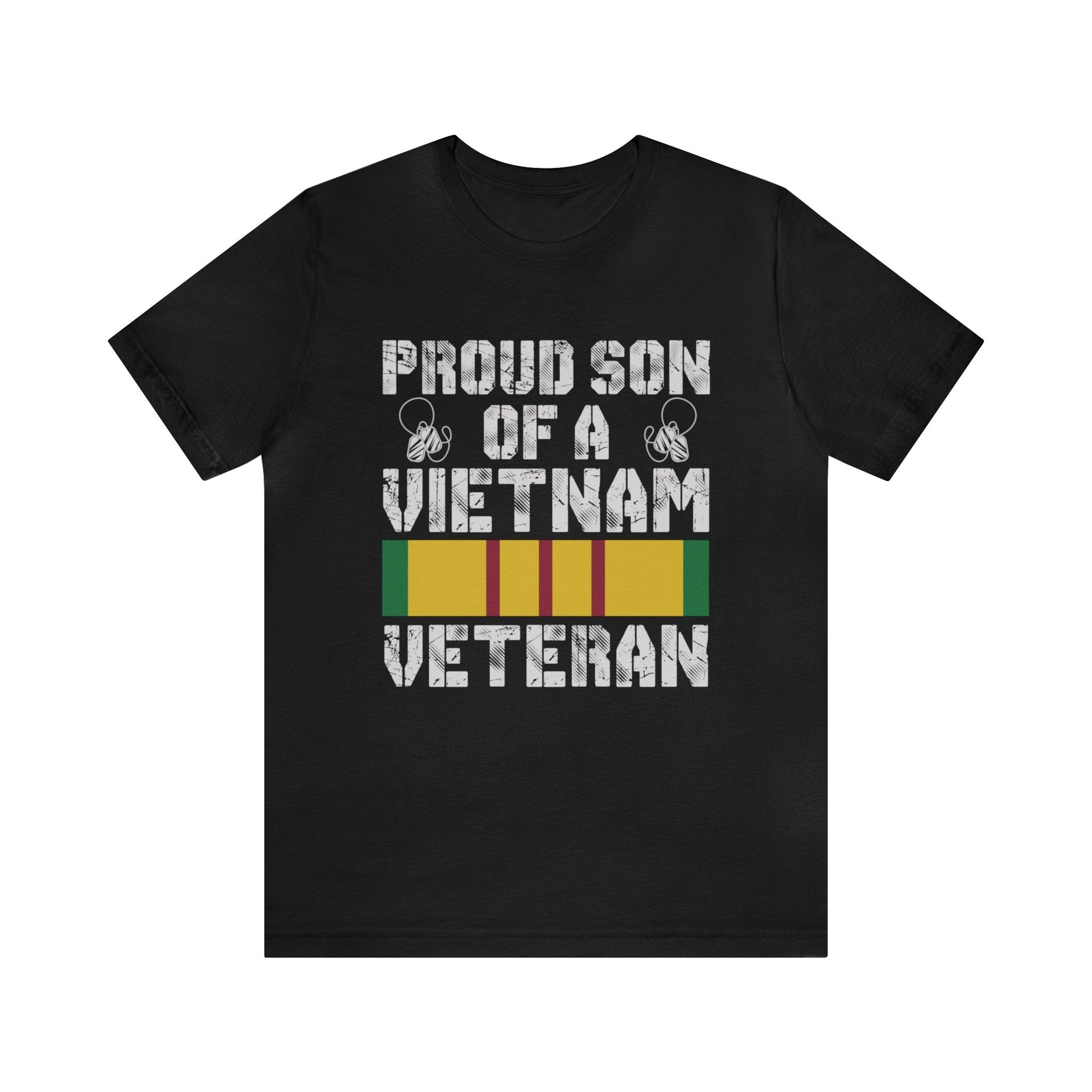 T-Shirt Black / XS Proud Son of a Vietnam Veteran | Jersey Short Sleeve Tee