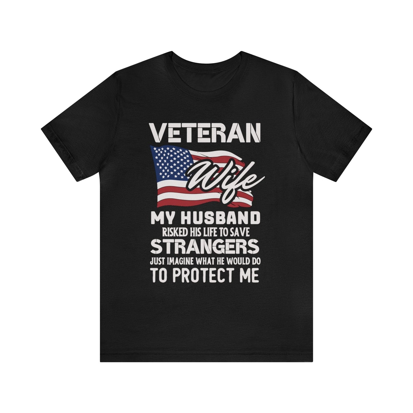 T-Shirt Black / XS Veteran Wife | Jersey Short Sleeve Tee