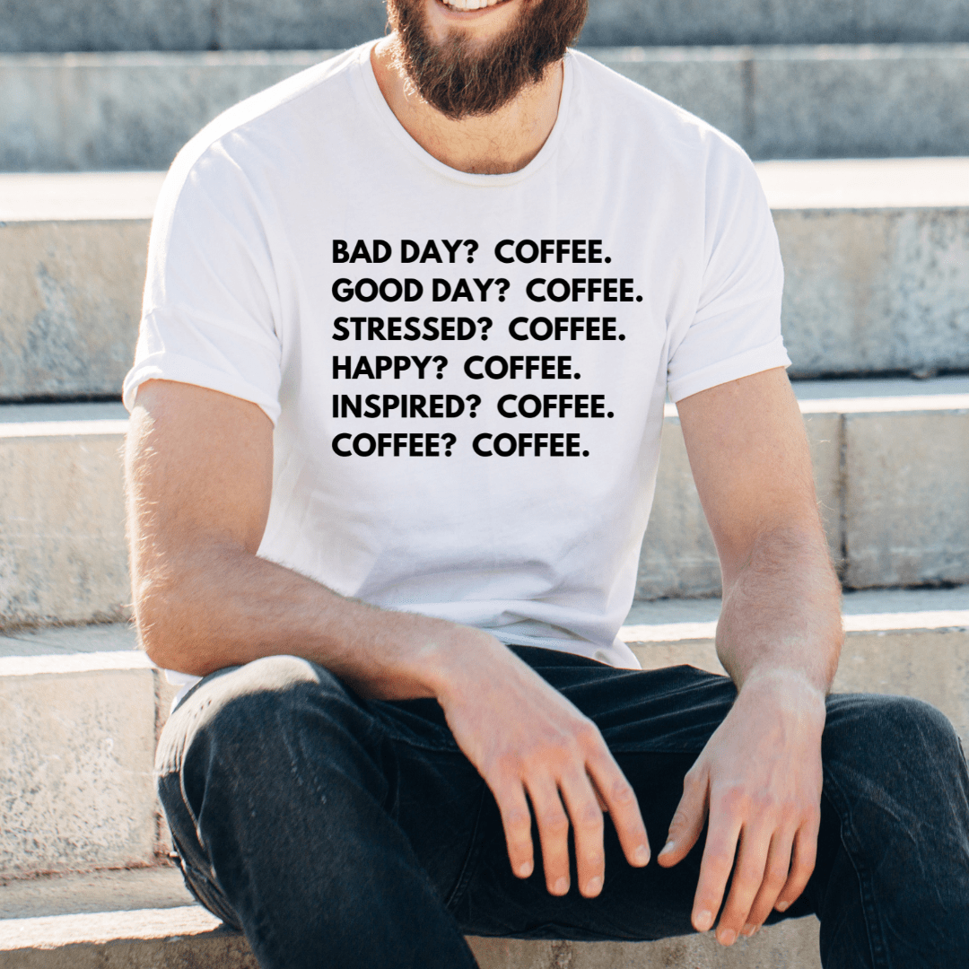 T-Shirt Coffee is the Answer | Jersey Short Sleeve Tee