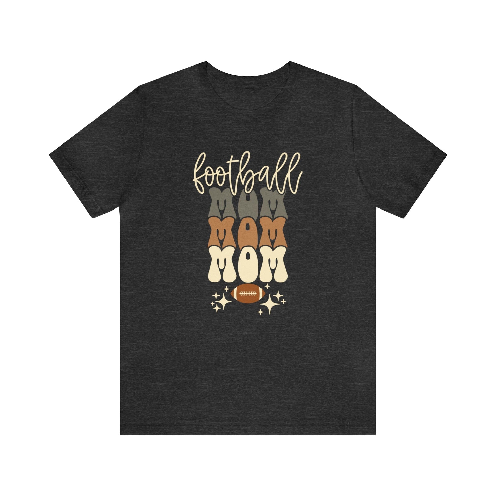 T-Shirt Dark Grey Heather / XS Football Mom | Retro | Jersey Short Sleeve Tee