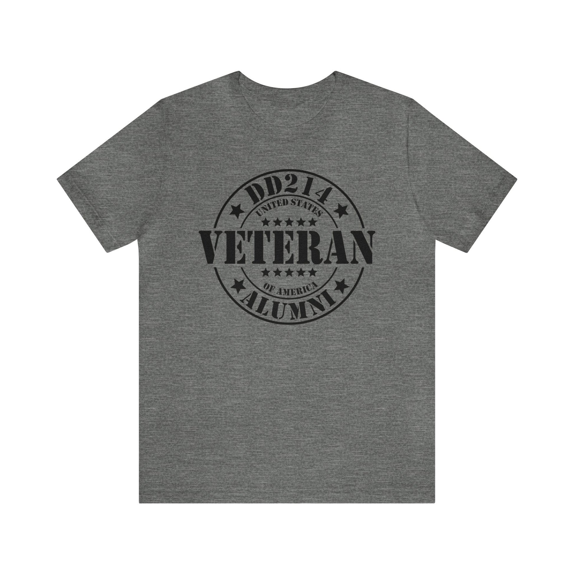 T-Shirt Deep Heather / XS DD214 Alumni | US Veteran | Jersey Short Sleeve Tee