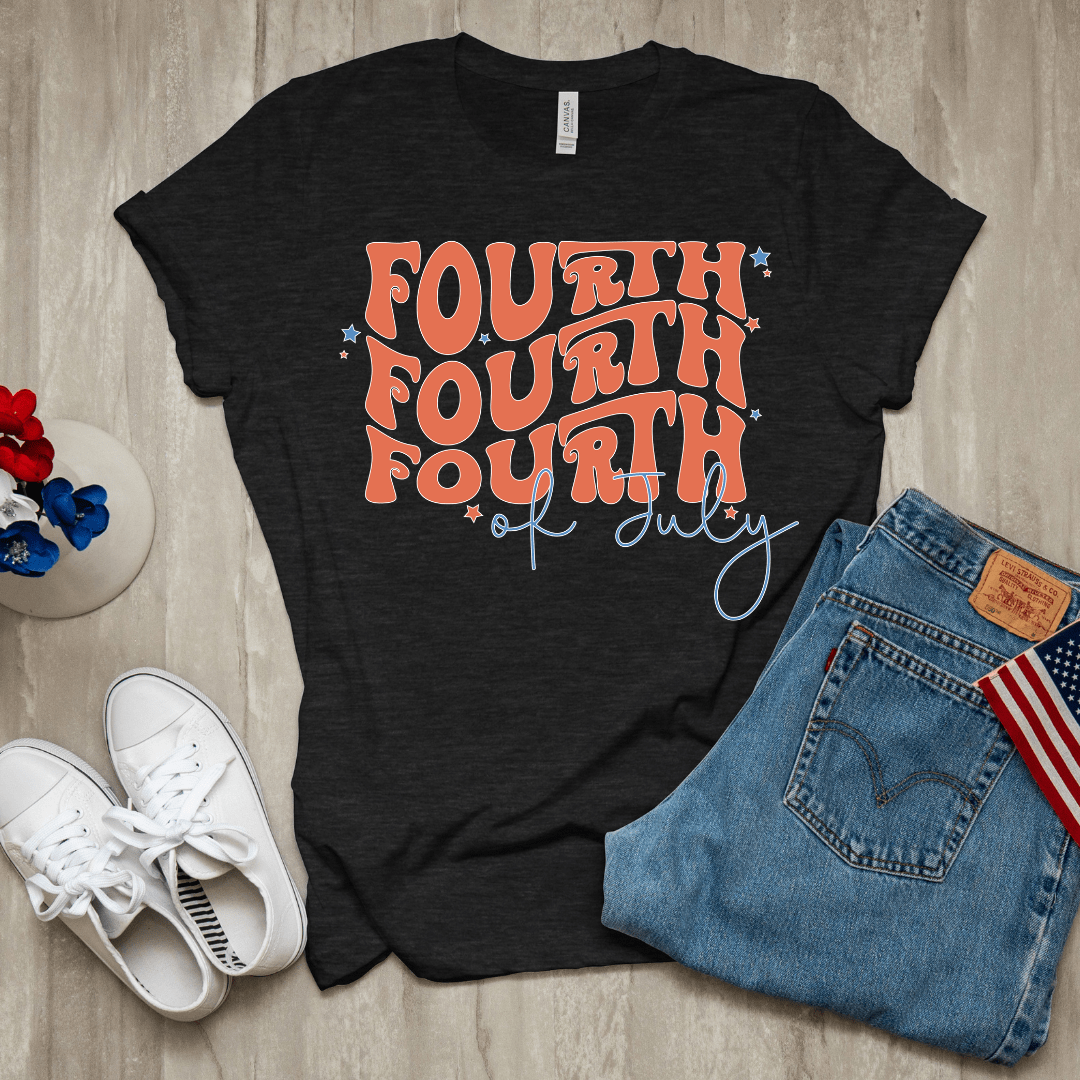 T-Shirt Fourth of July | Patriotic | Jersey Short Sleeve Tee