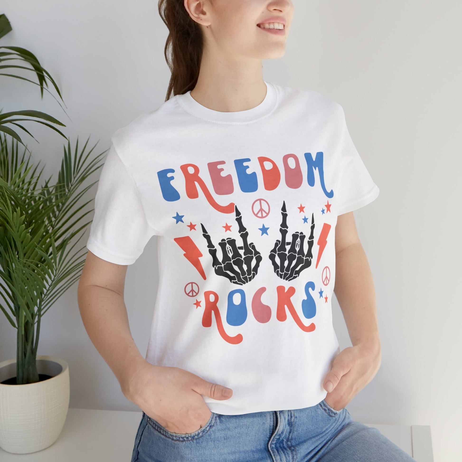 T-Shirt Freedom Rocks | Unisex Jersey Short Sleeve Tee