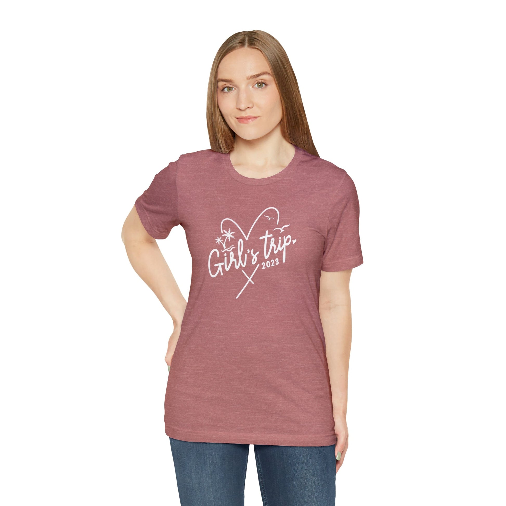 T-Shirt Girls Trip 2023 | Heart | Jersey Short Sleeve Tee