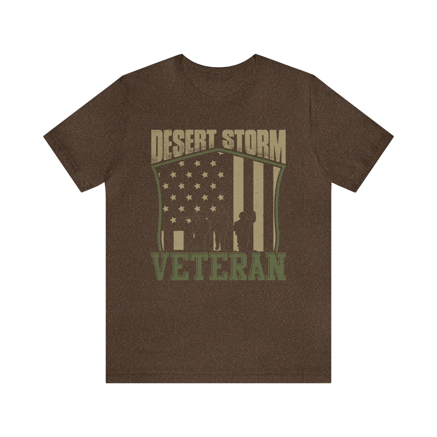 T-Shirt Heather Brown / XS Desert Storm Veteran | Jersey Short Sleeve Tee