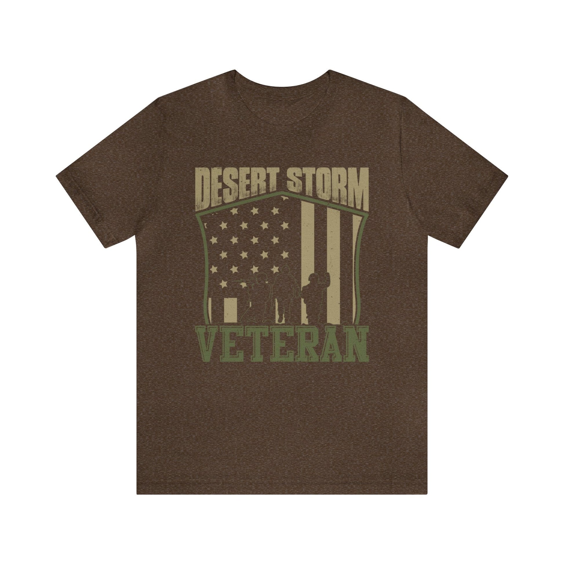 T-Shirt Heather Brown / XS Desert Storm Veteran | Jersey Short Sleeve Tee