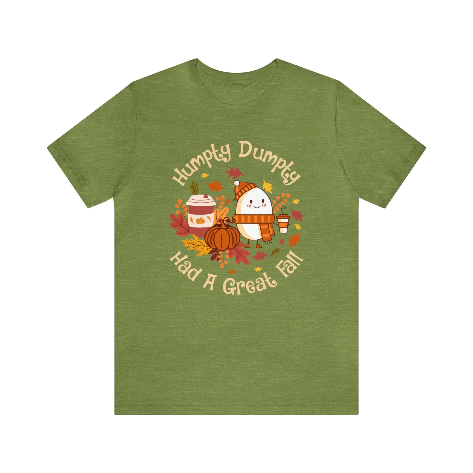 T-Shirt Heather Green / XS Humpty Dumpty Had a Great Fall | Retro | Jersey Short Sleeve Tee