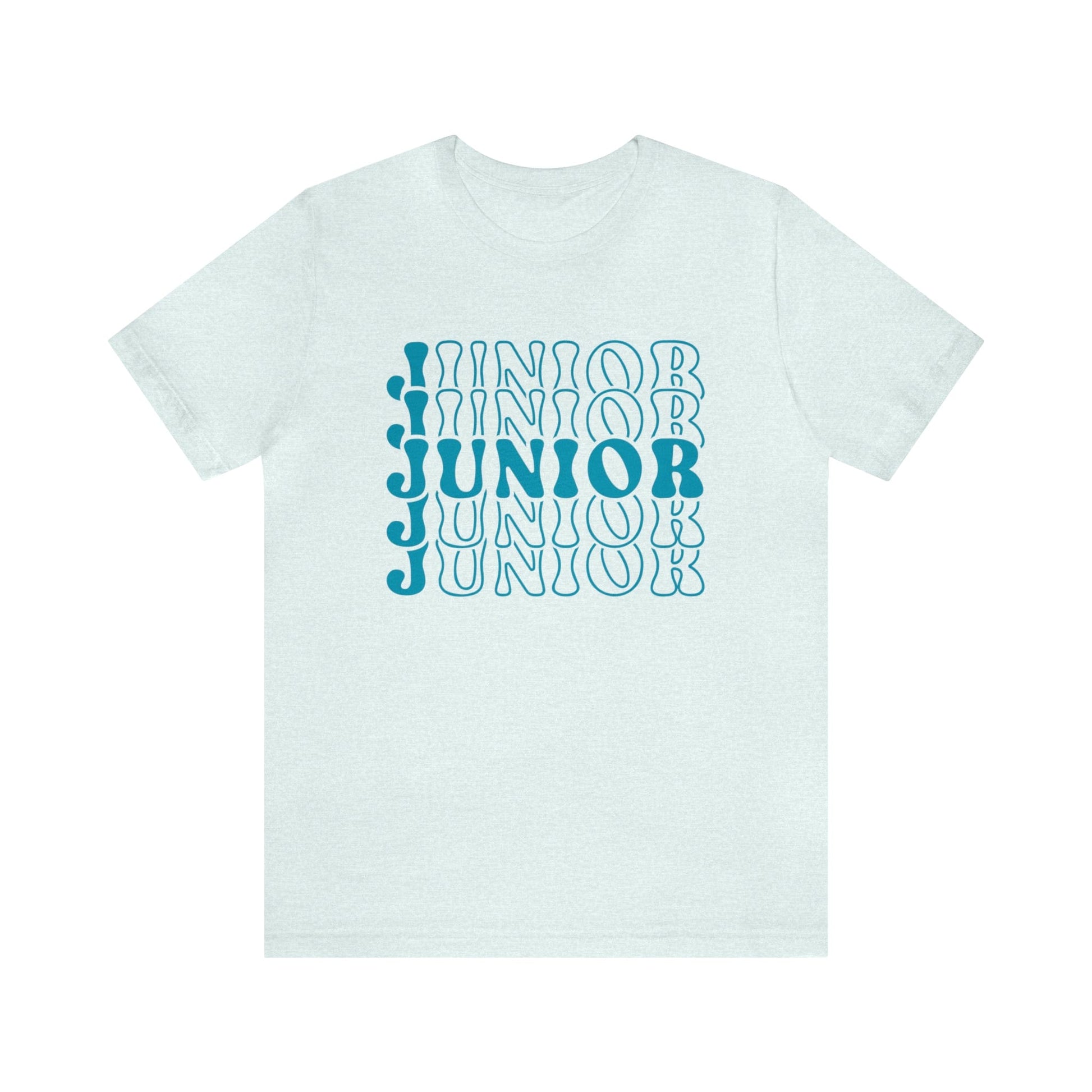 T-Shirt Heather Ice Blue / S Junior | Stacked Retro | Jersey Short Sleeve Tee