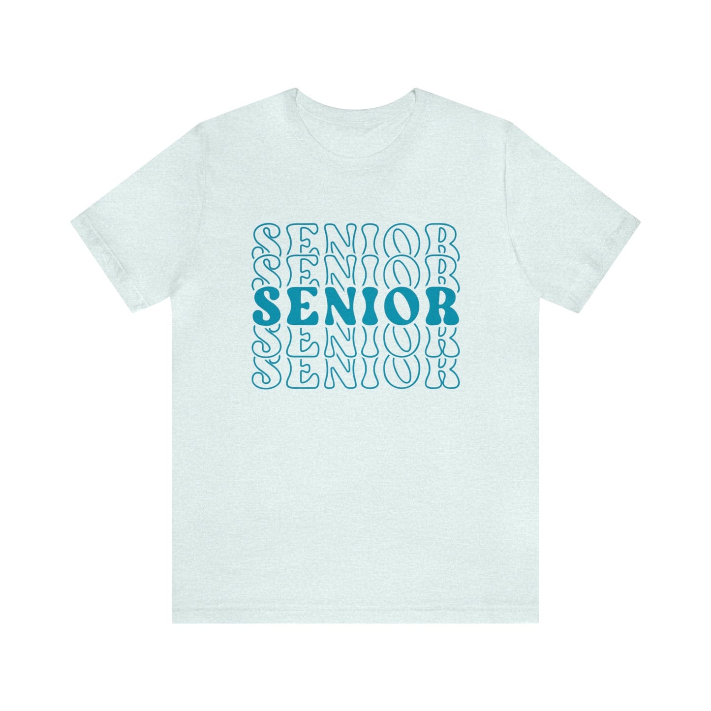 T-Shirt Heather Ice Blue / S Senior | Stacked Retro | Jersey Short Sleeve Tee