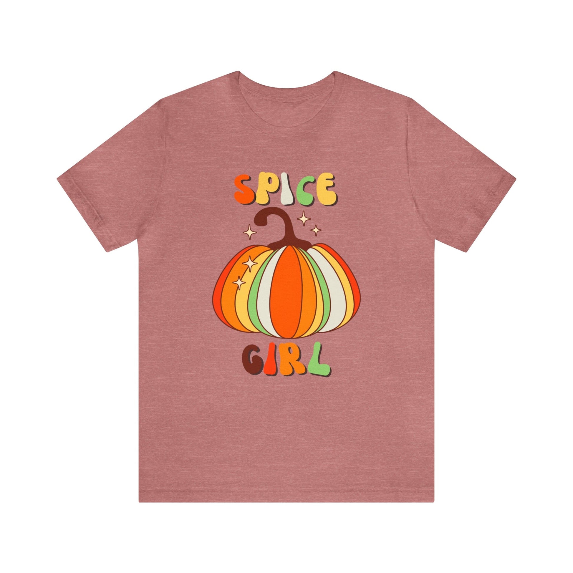 T-Shirt Heather Mauve / S Spice Girl | Pumpkin | Retro | Jersey Short Sleeve Tee