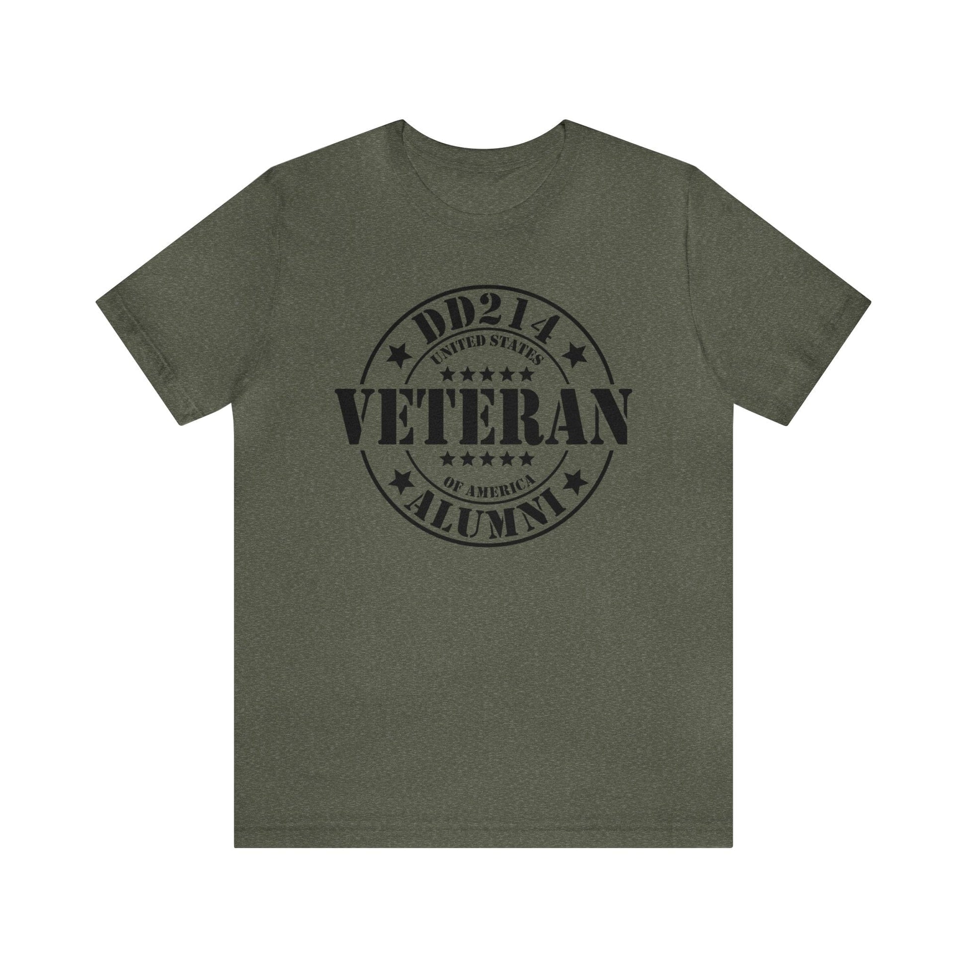 T-Shirt Heather Military Green / XS DD214 Alumni | US Veteran | Jersey Short Sleeve Tee