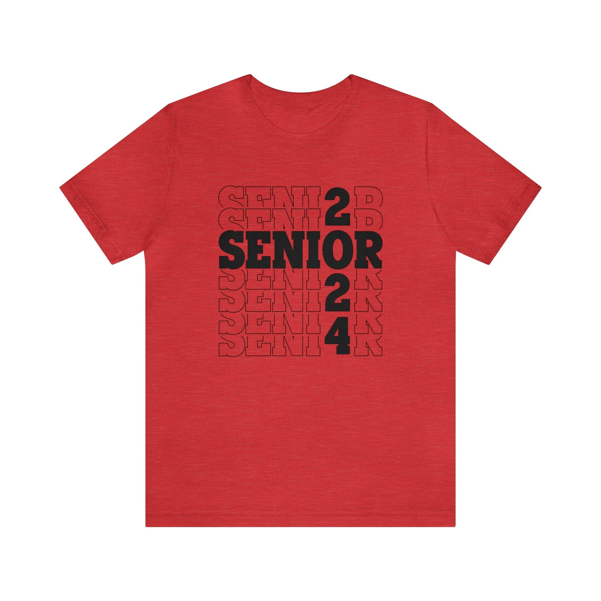 T-Shirt Heather Red / S Senior Year | 2024 | Jersey Short Sleeve Tee