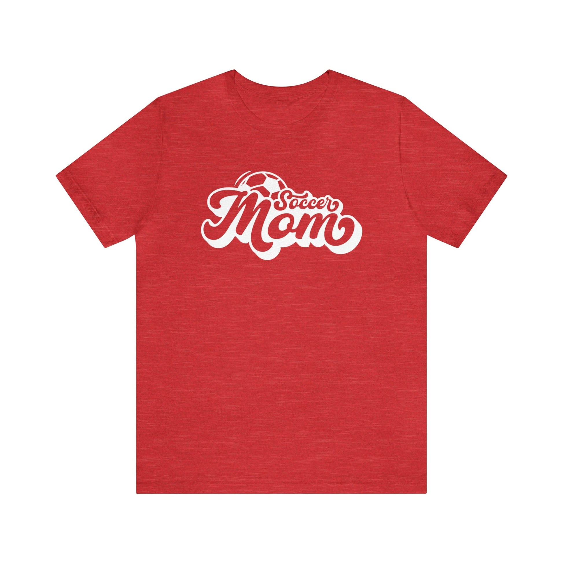 T-Shirt Heather Red / XS Soccer Mom | Retro | Jersey Short Sleeve Tee