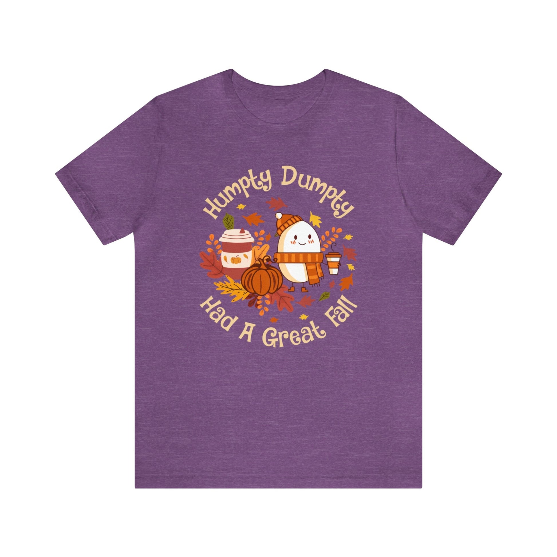 T-Shirt Heather Team Purple / XS Humpty Dumpty Had a Great Fall | Retro | Jersey Short Sleeve Tee