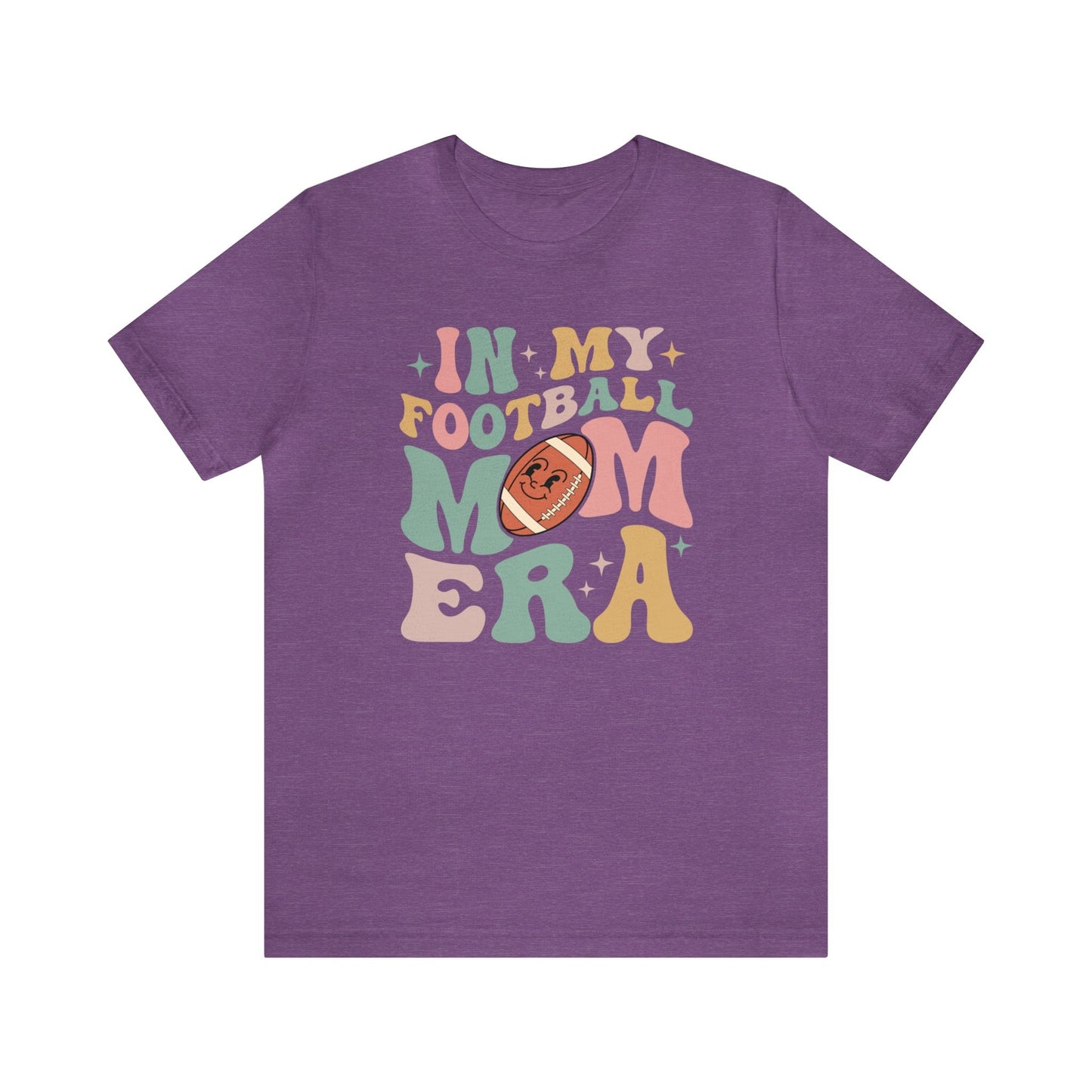 T-Shirt Heather Team Purple / XS In My Football Mom Era | Retro | Jersey Short Sleeve Tee