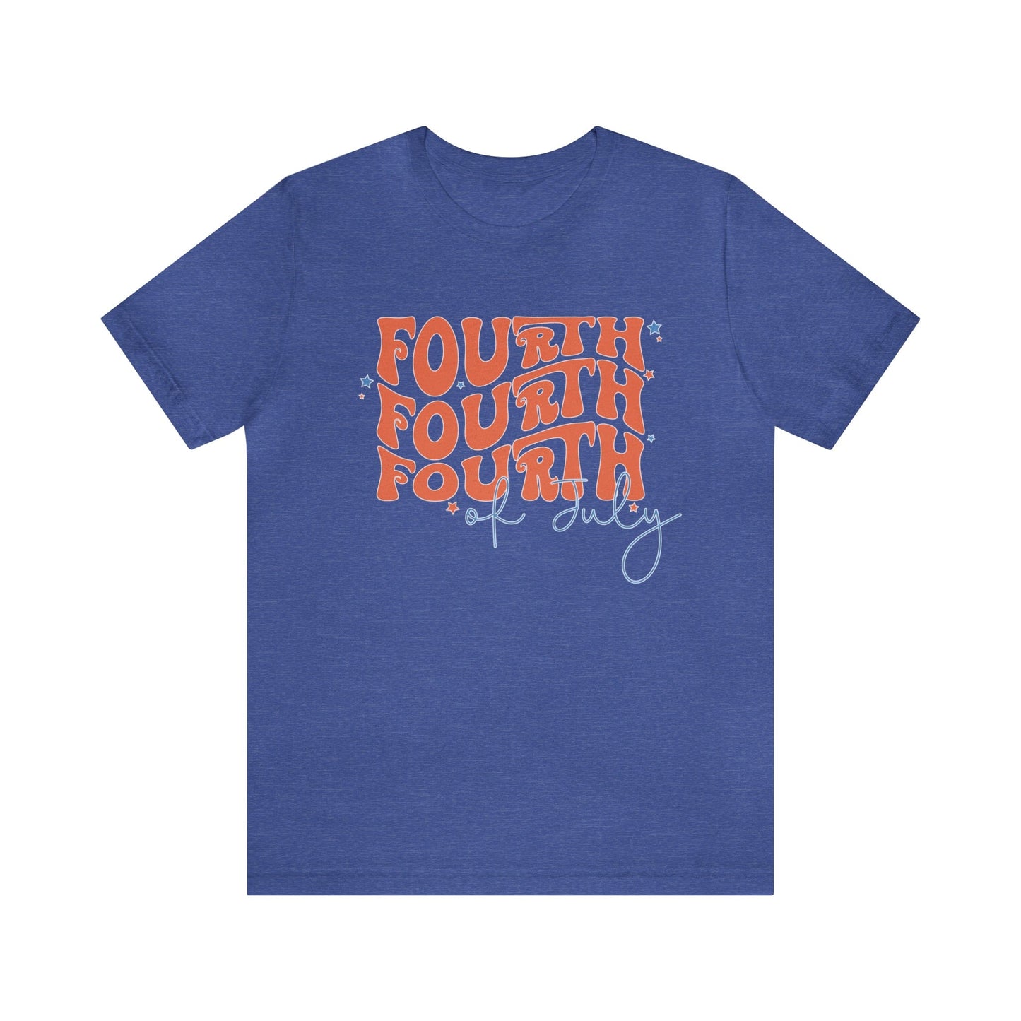 T-Shirt Heather True Royal / S Fourth of July | Patriotic | Jersey Short Sleeve Tee