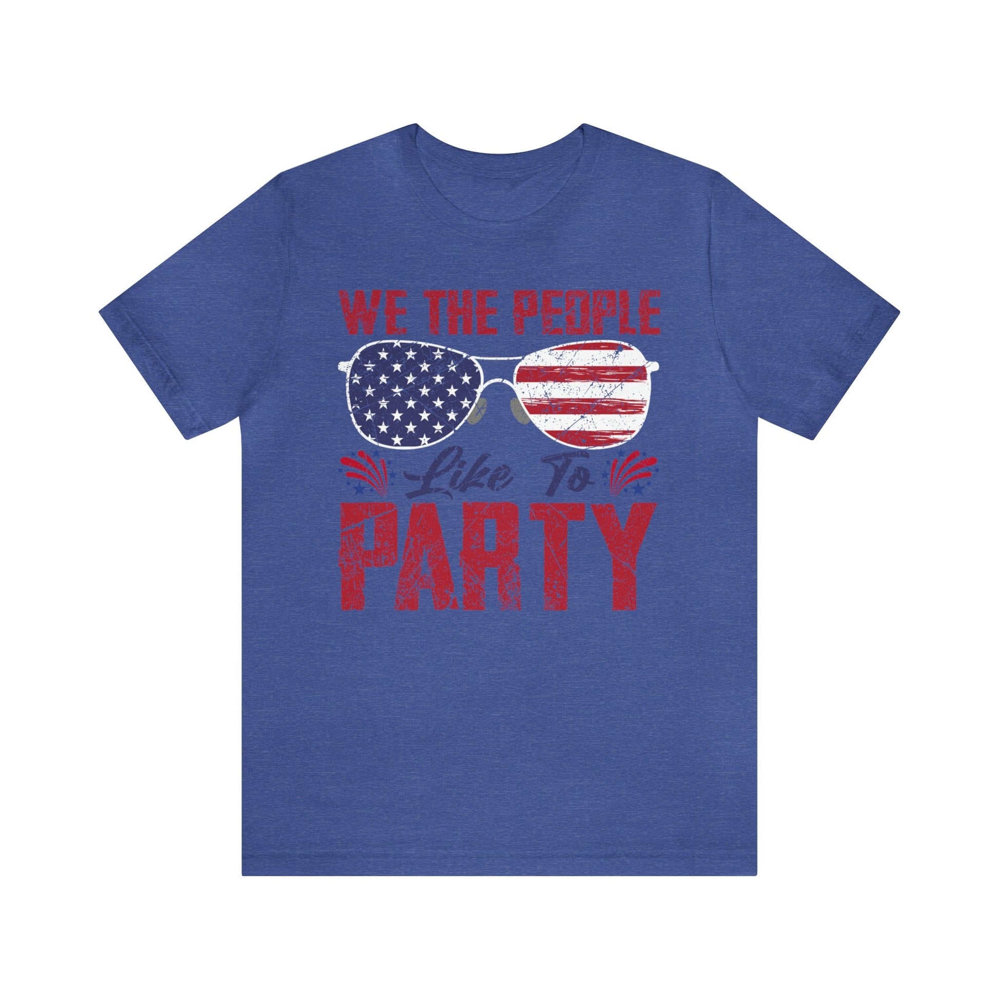 T-Shirt Heather True Royal / S We the People Like to Party | Jersey Short Sleeve Tee