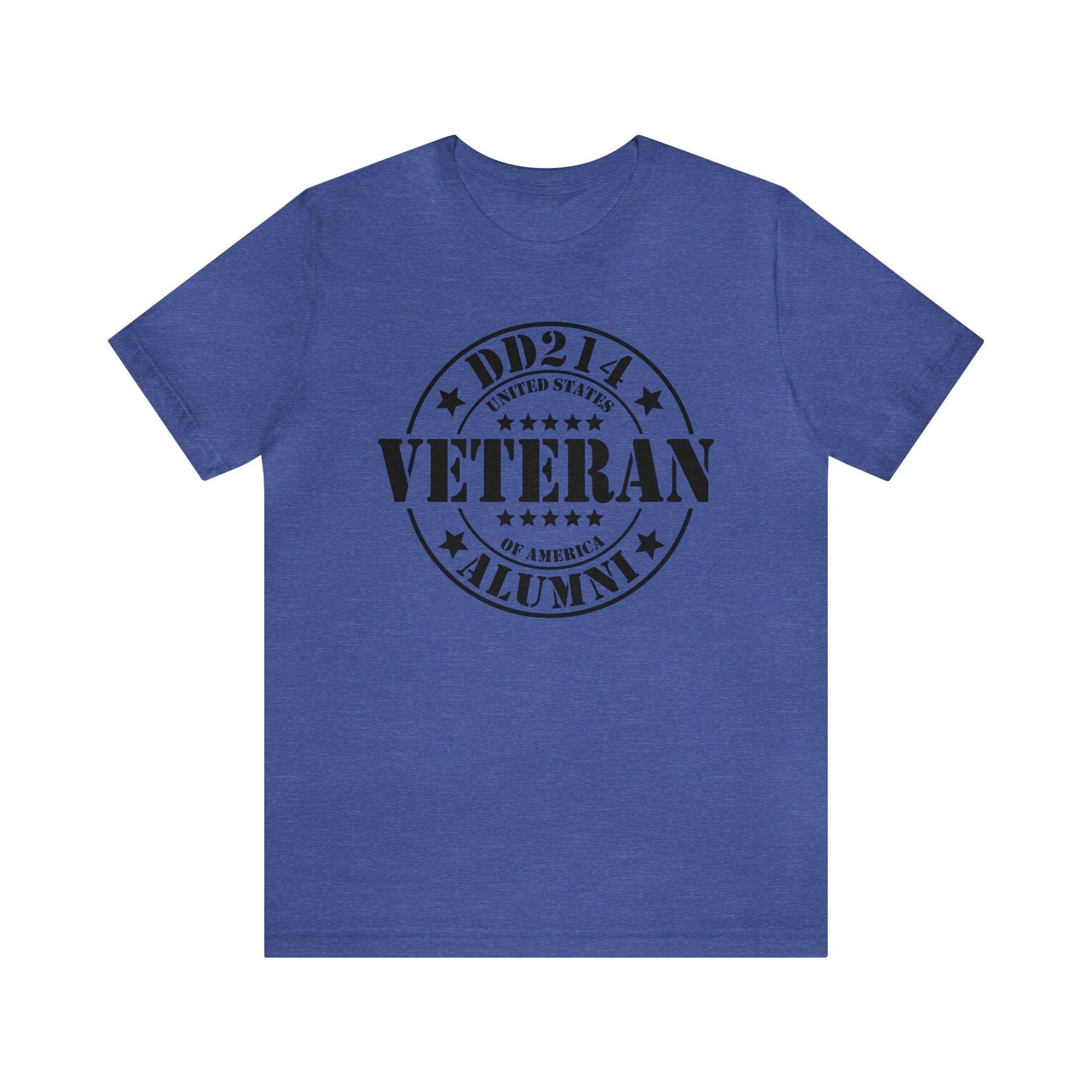 T-Shirt Heather True Royal / XS DD214 Alumni | US Veteran | Jersey Short Sleeve Tee