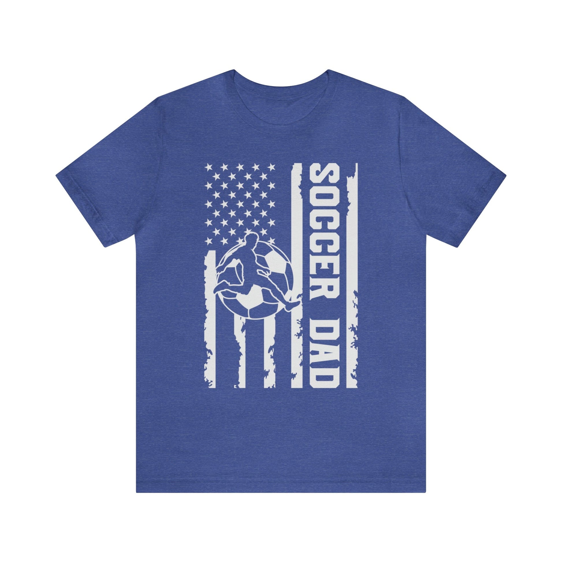 T-Shirt Heather True Royal / XS Soccer Dad | Patriotic | Jersey Short Sleeve Tee