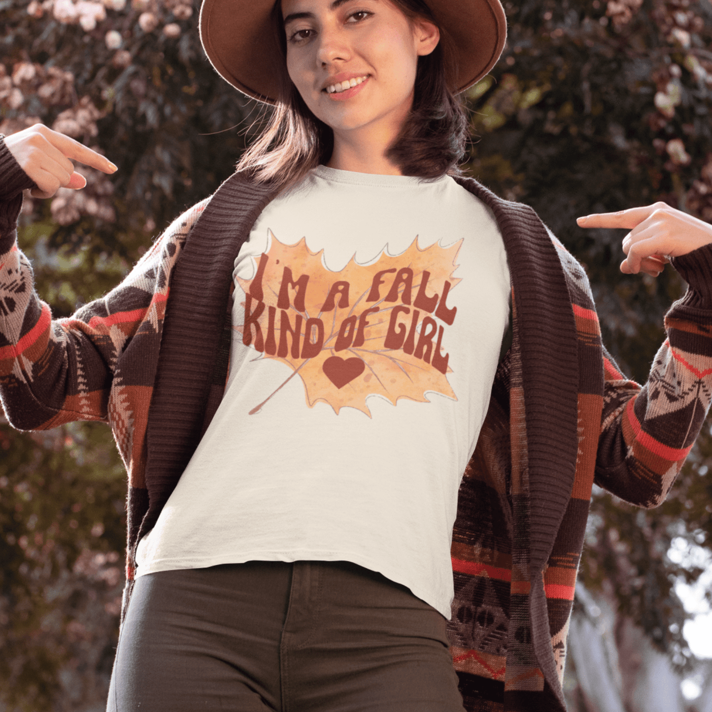 T-Shirt I'm A Fall Kind of Girl | Retro | Jersey Short Sleeve Tee