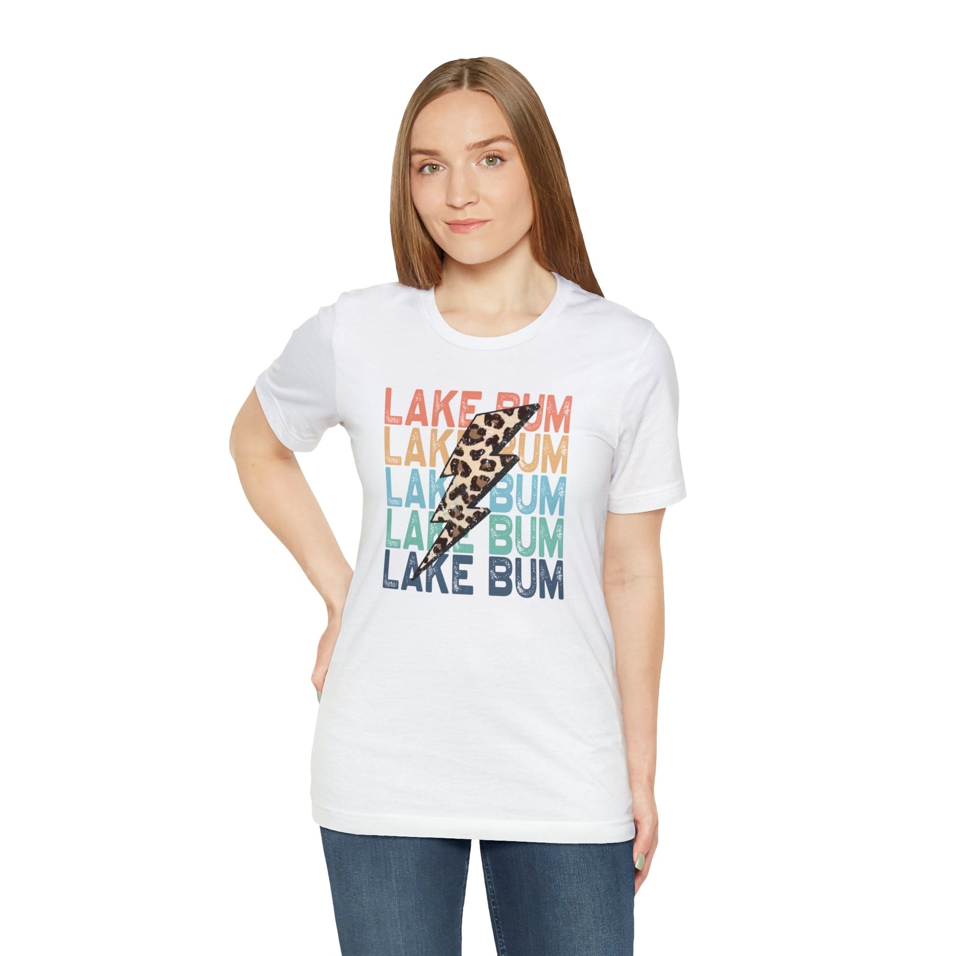 T-Shirt Lake Bum | Leopard Lightening | Jersey Short Sleeve Tee