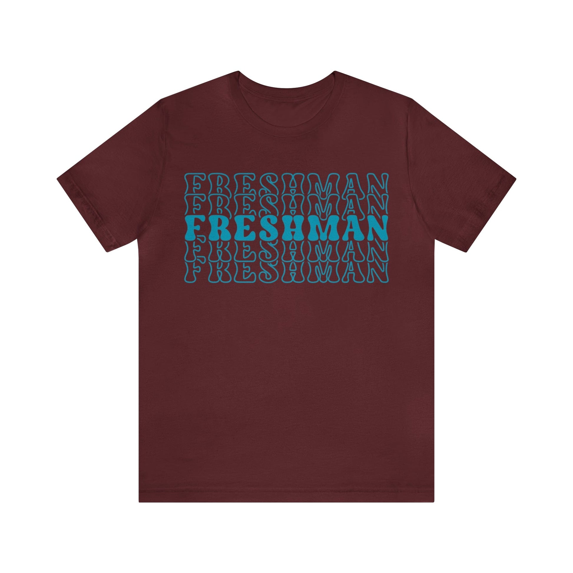 T-Shirt Maroon / S Freshman | Stacked Retro | Jersey Short Sleeve Tee