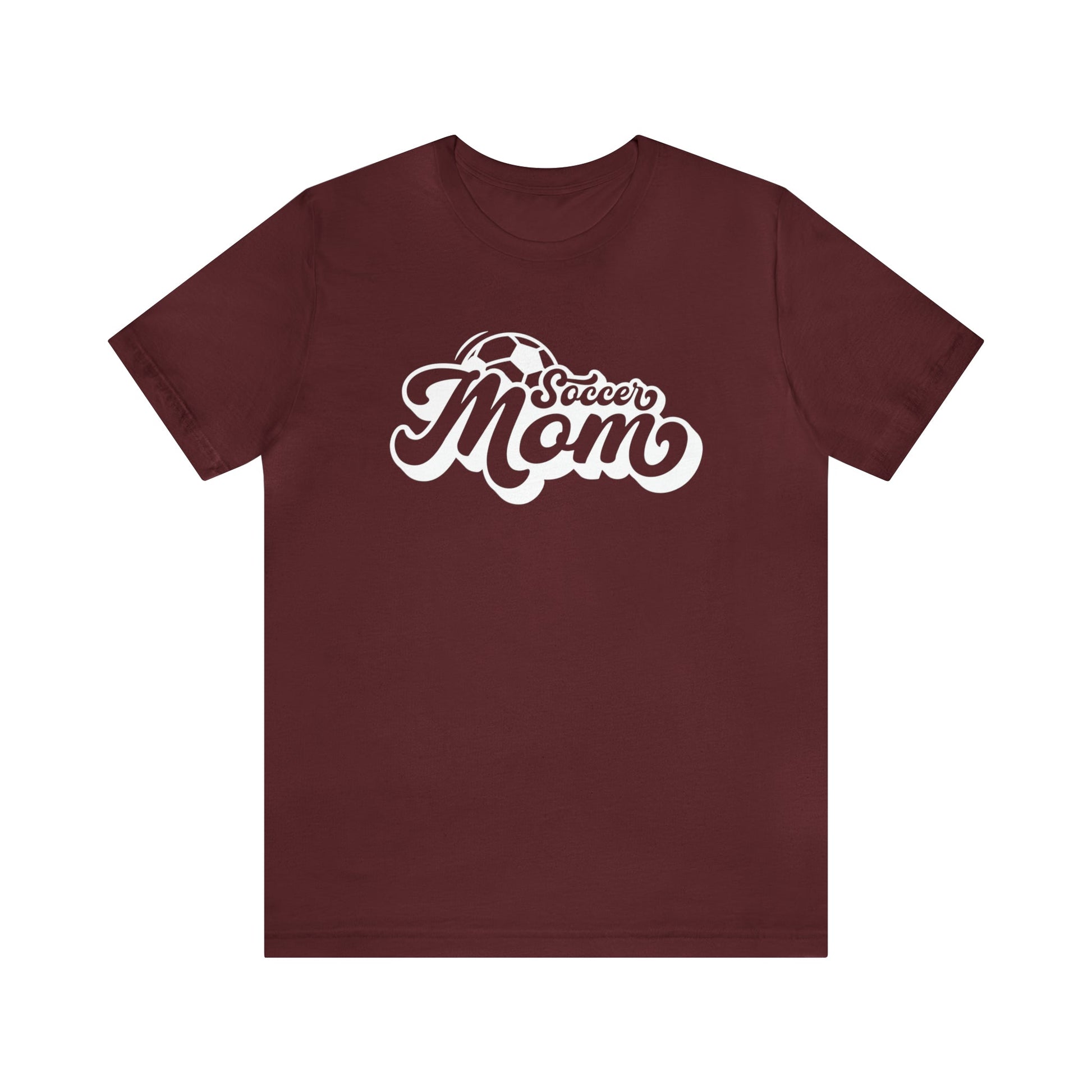 T-Shirt Maroon / XS Soccer Mom | Retro | Jersey Short Sleeve Tee