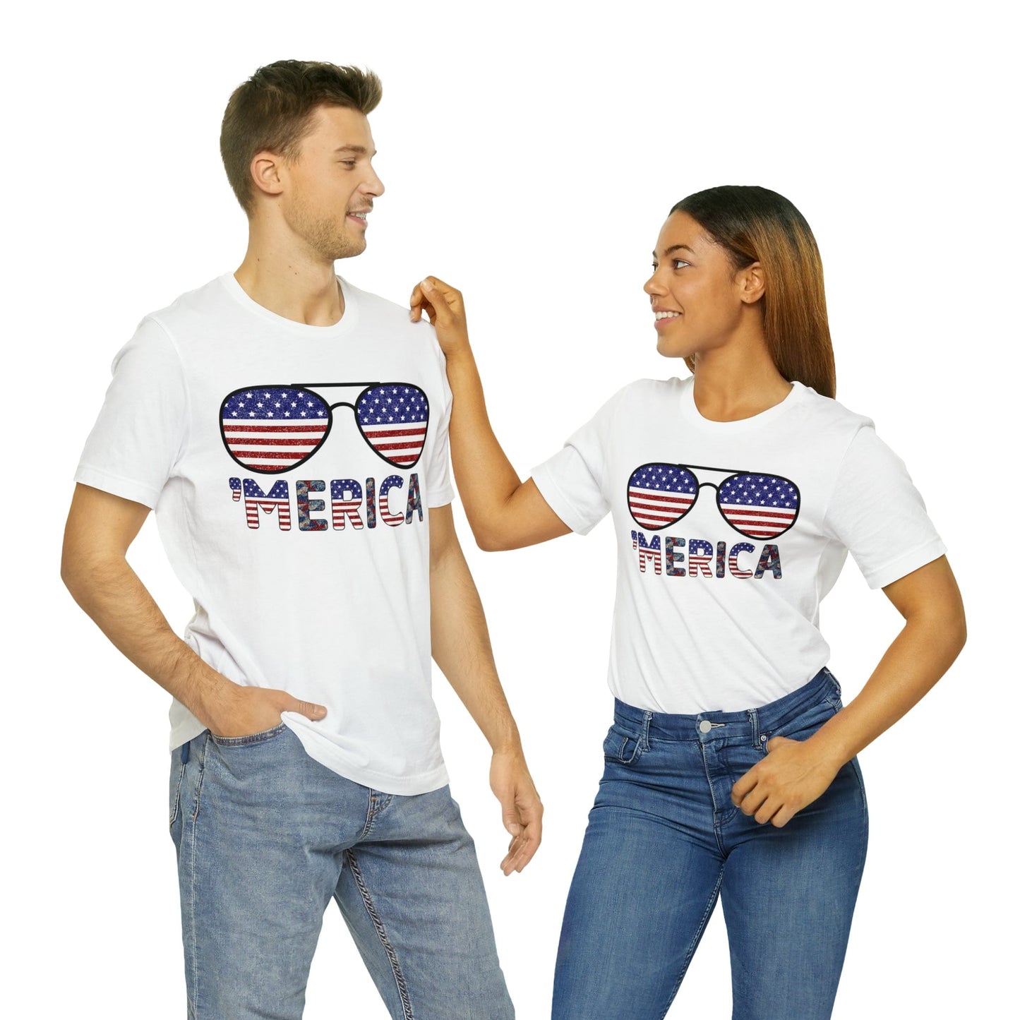 T-Shirt Merica | Sunglasses | Jersey Short Sleeve Tee