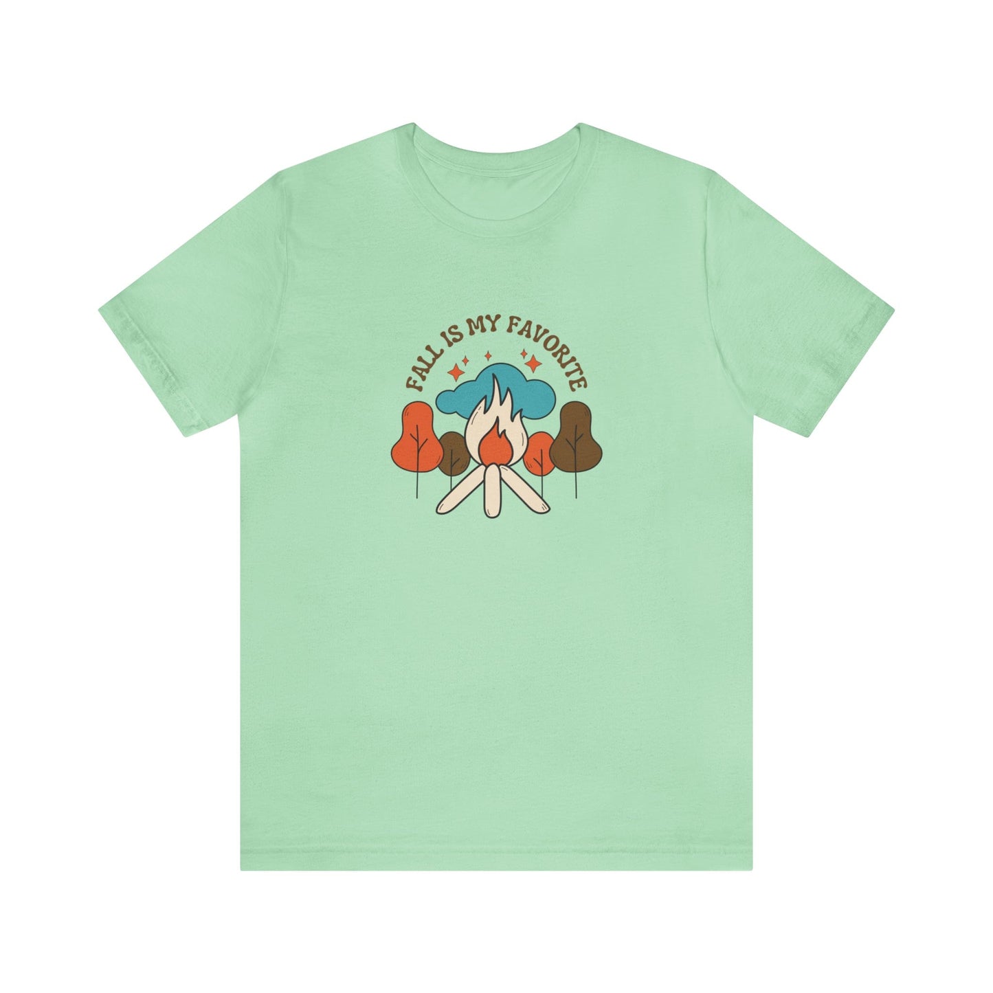 T-Shirt Mint / XS Fall is My Favorite | Retro | Jersey Short Sleeve Tee