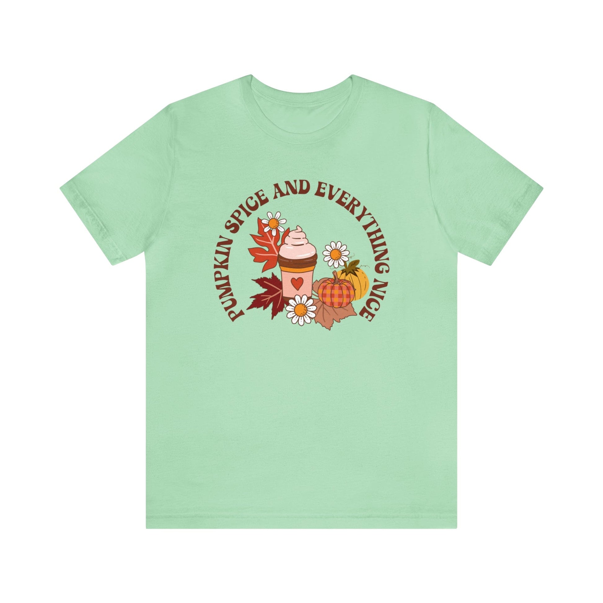 T-Shirt Mint / XS Pumpkin Spice and Everything Nice | Retro | Jersey Short Sleeve Tee