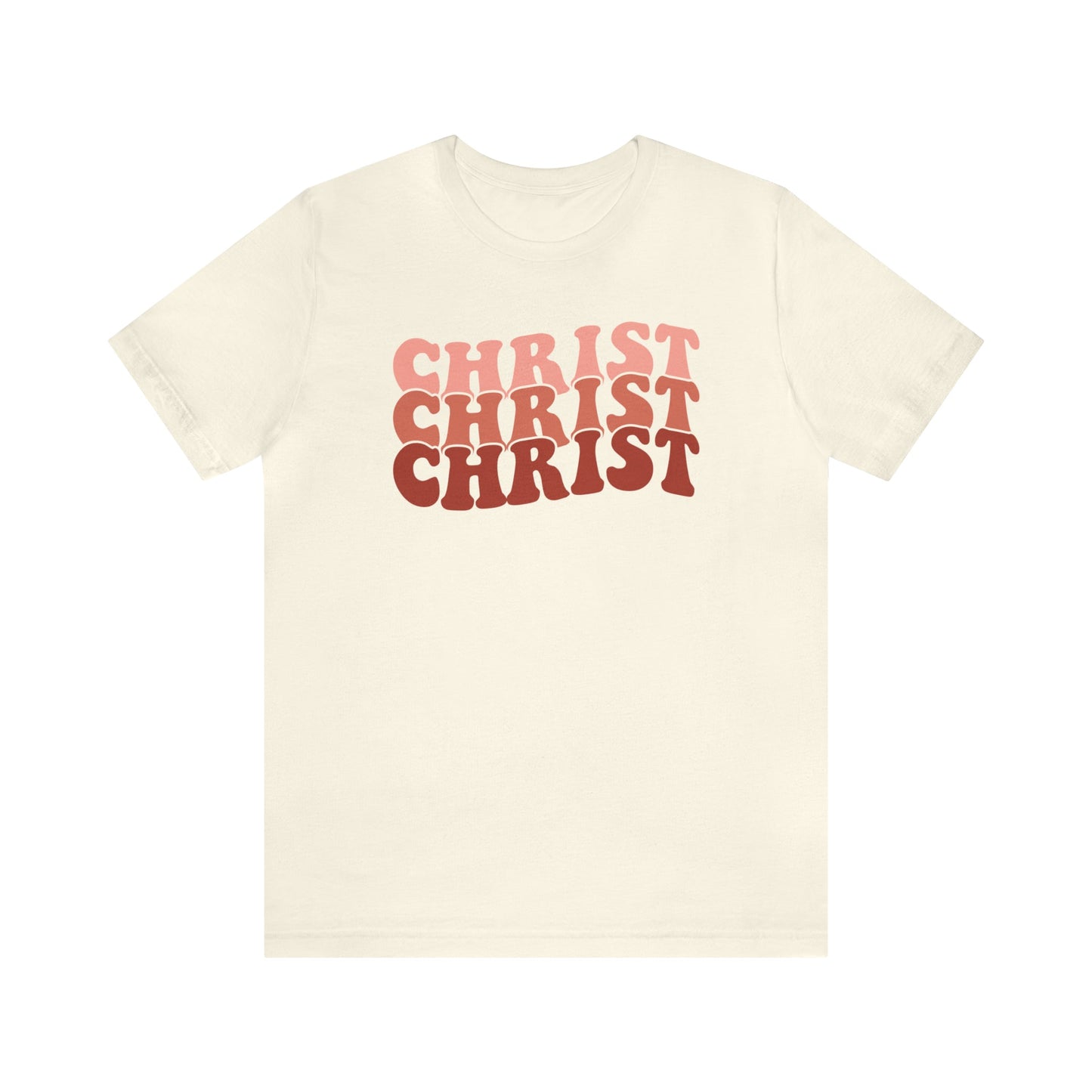 T-Shirt Natural / S Christ | Jesus | Retro | Jersey Short Sleeve Tee