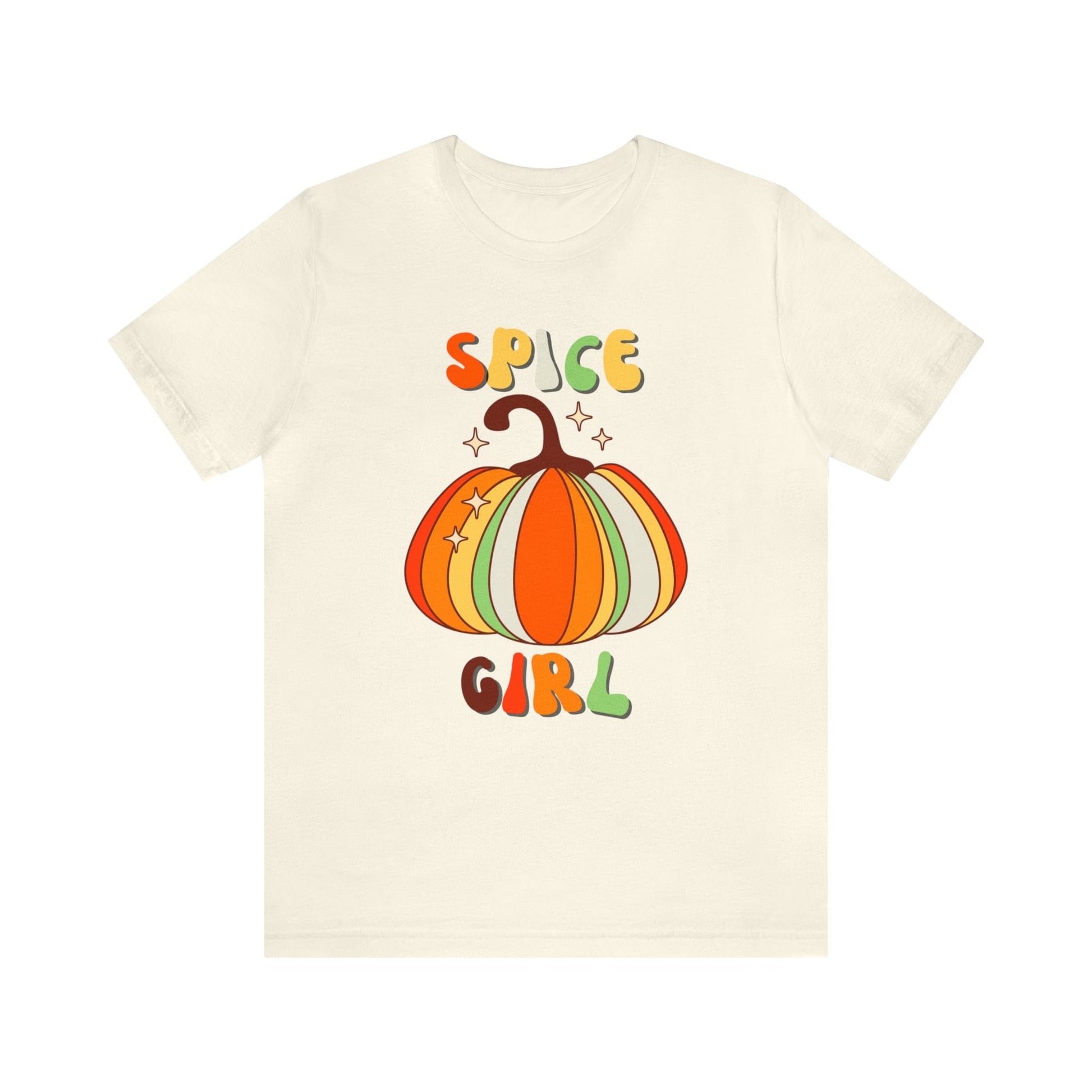 T-Shirt Natural / S Spice Girl | Pumpkin | Retro | Jersey Short Sleeve Tee