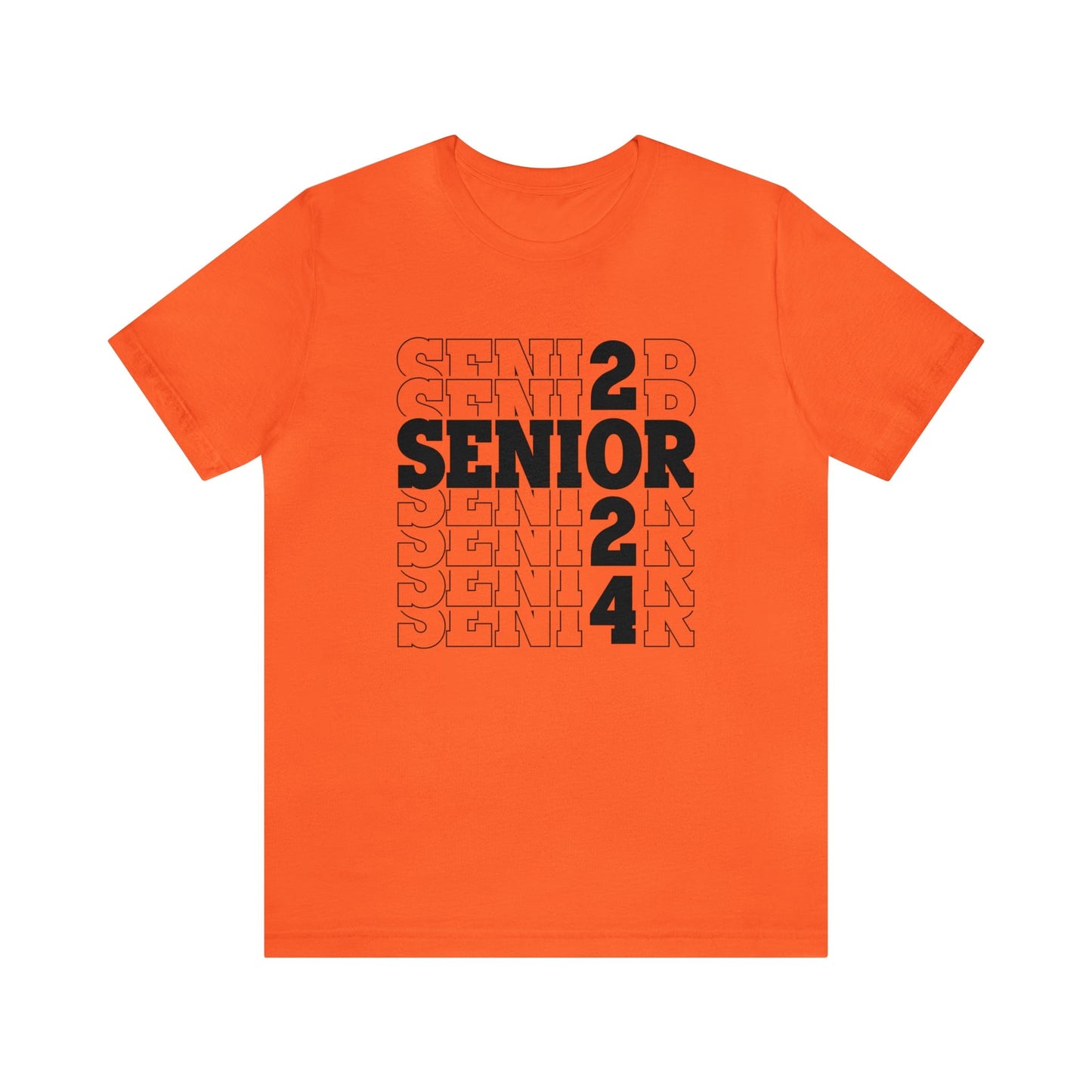 T-Shirt Orange / S Senior Year | 2024 | Jersey Short Sleeve Tee