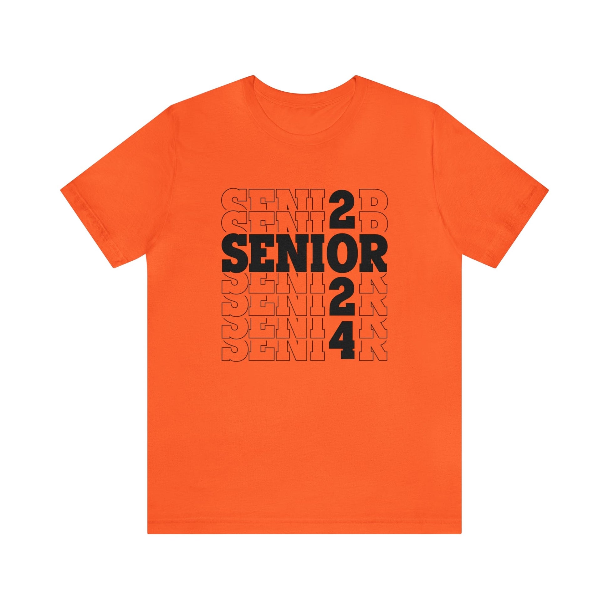 T-Shirt Orange / S Senior Year | 2024 | Jersey Short Sleeve Tee