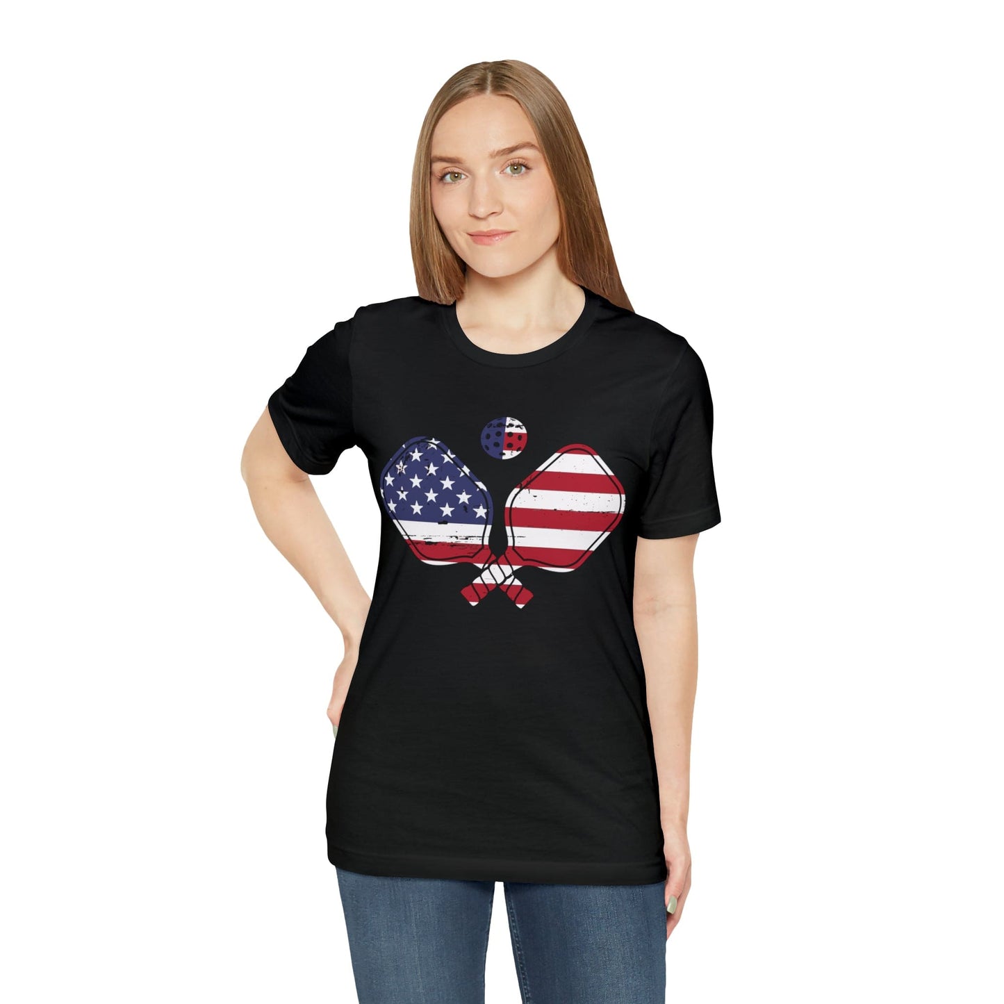 T-Shirt Patriotic Pickleball | Jersey Short Sleeve Tee