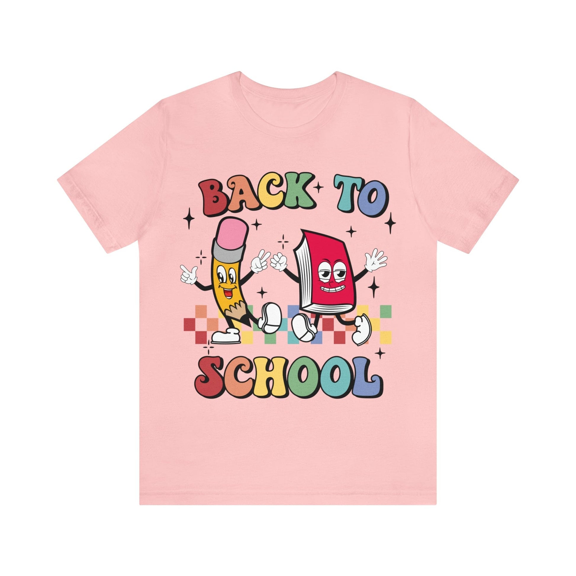 T-Shirt Pink / S Back to School | Retro | ADULT sizes | Jersey Short Sleeve Tee