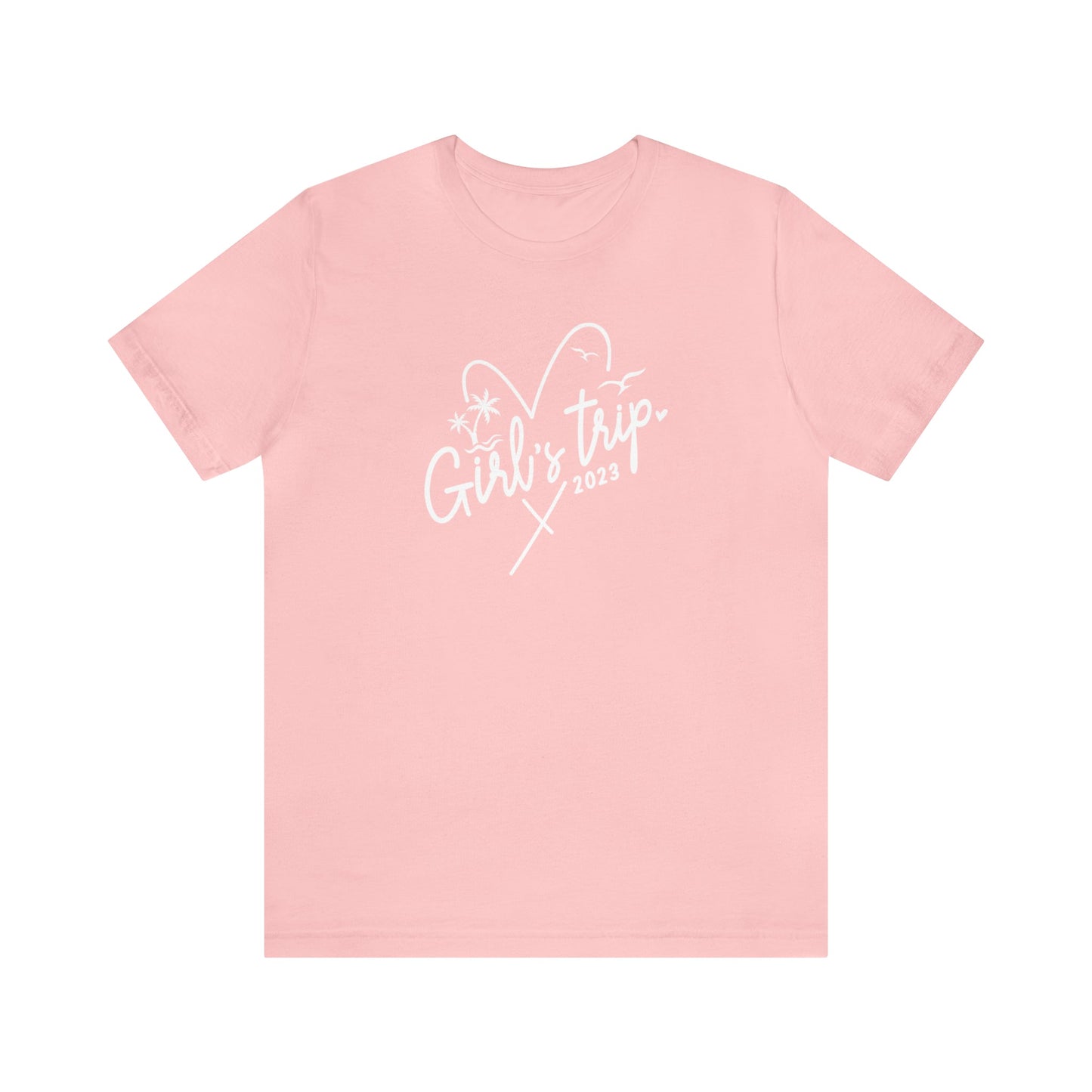 T-Shirt Pink / S Girls Trip 2023 | Heart | Jersey Short Sleeve Tee