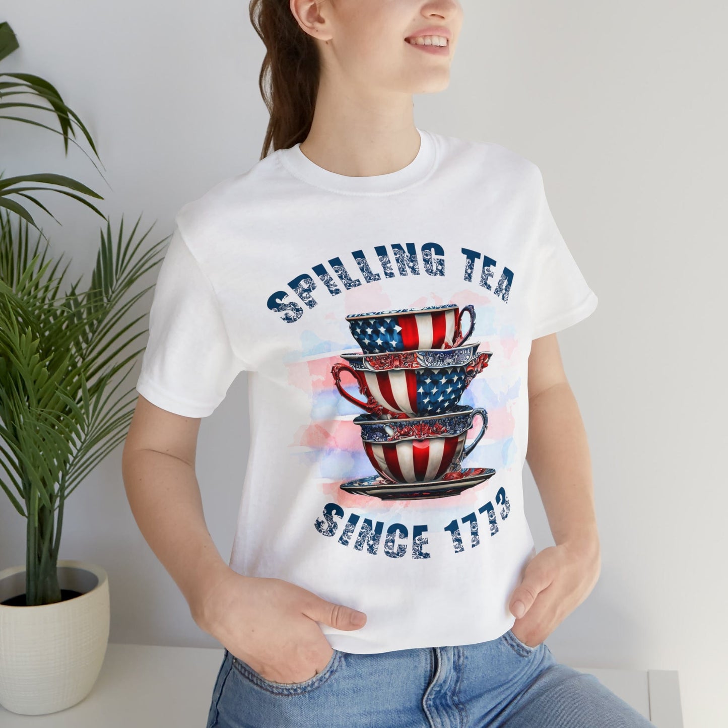 T-Shirt Spilling Tea Since 1773 | Jersey Short Sleeve Tee