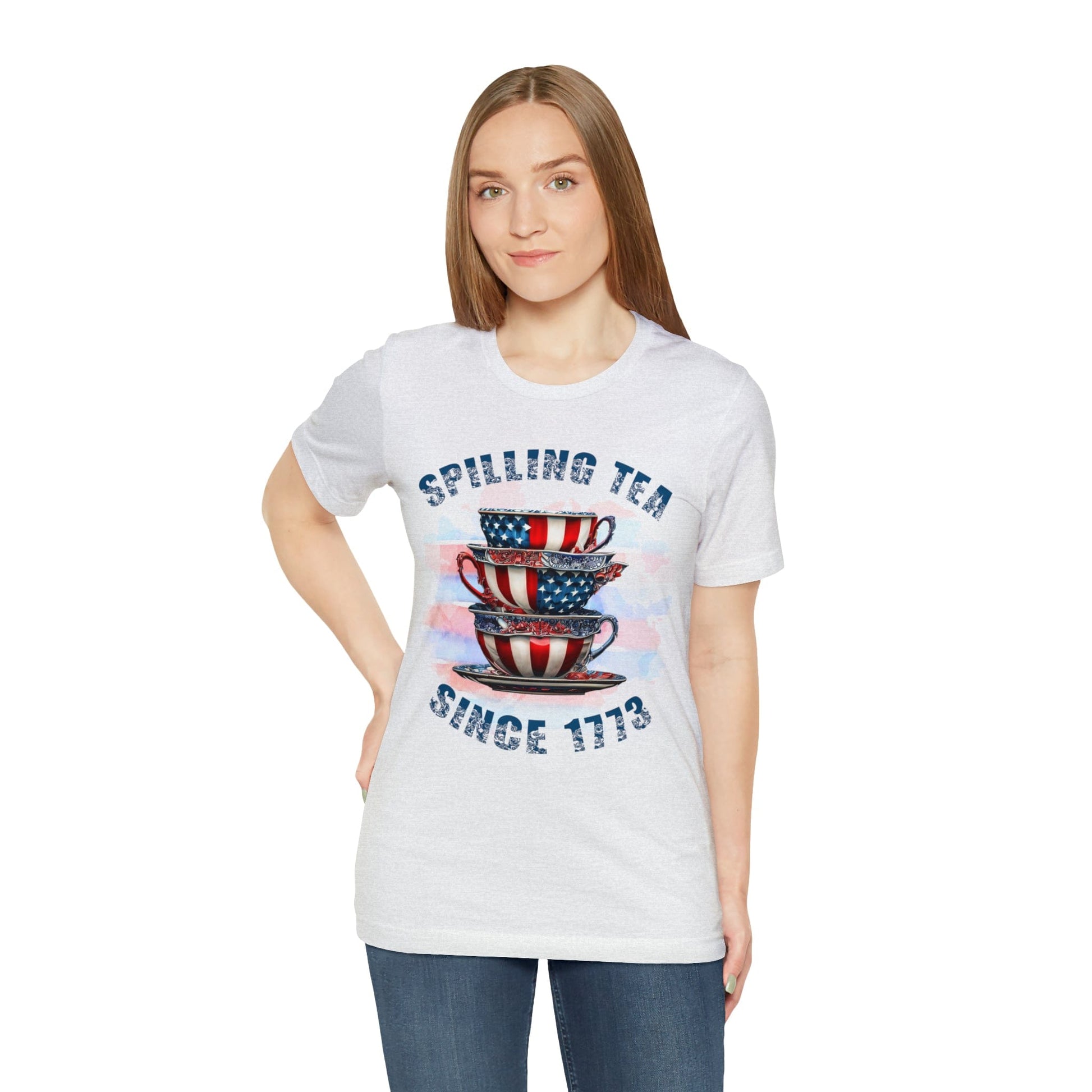 T-Shirt Spilling Tea Since 1773 | Jersey Short Sleeve Tee