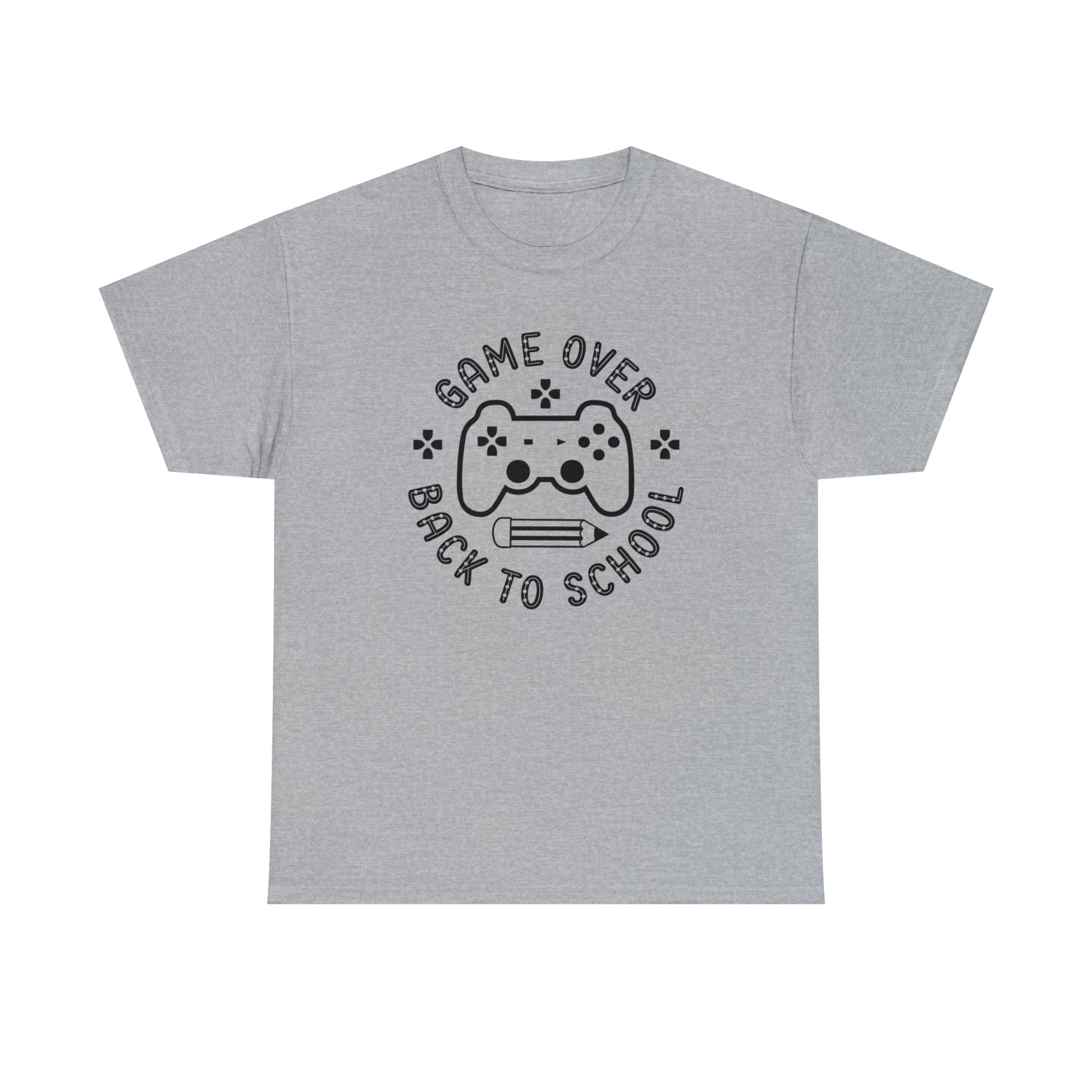 T-Shirt Sport Grey / S Game Over | Back to School | ADULT sizes | Cotton Tee