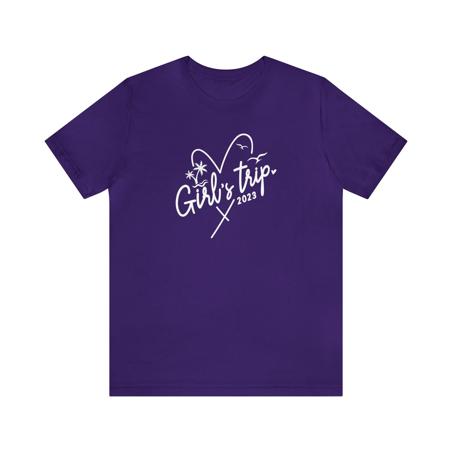 T-Shirt Team Purple / S Girls Trip 2023 | Heart | Jersey Short Sleeve Tee