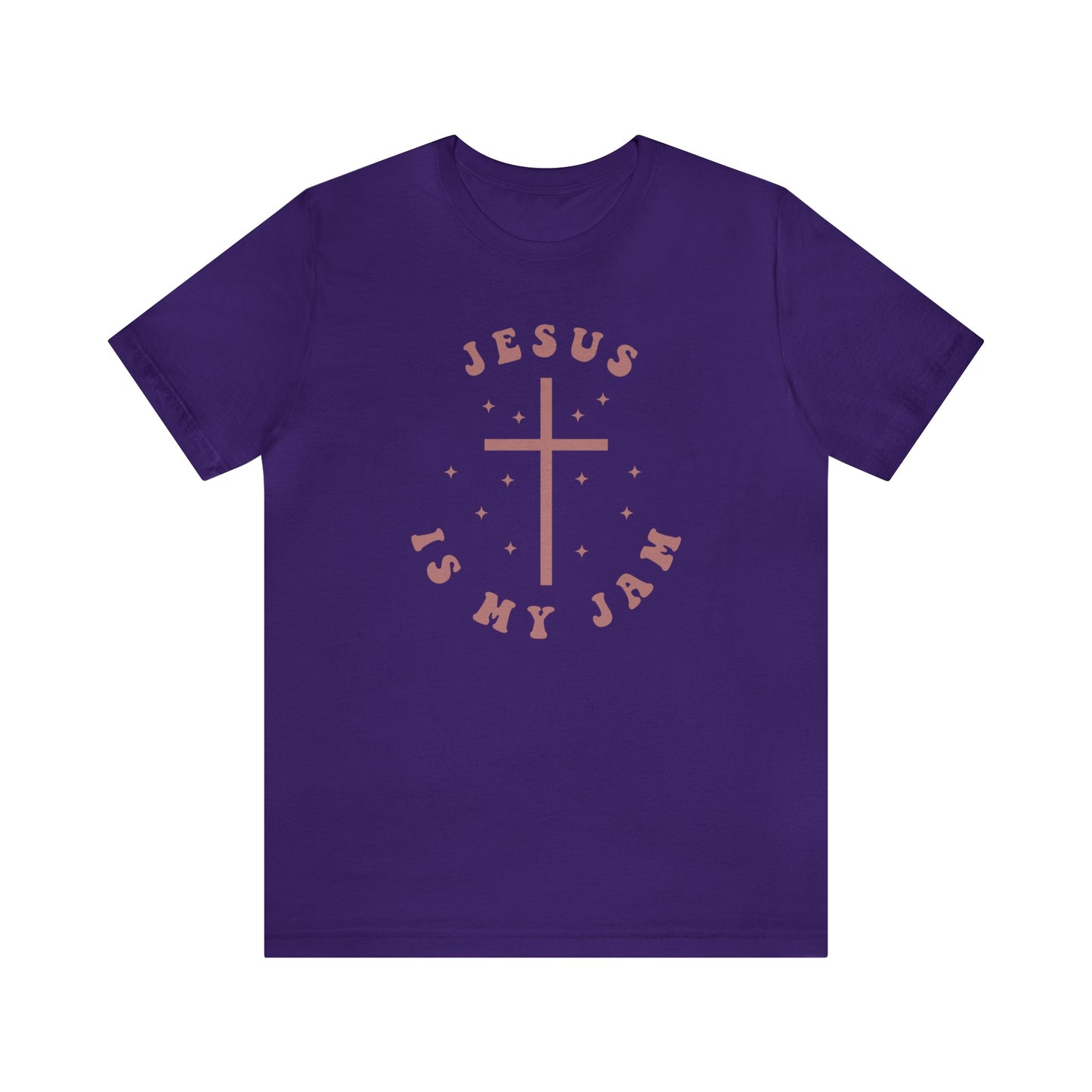 T-Shirt Team Purple / S Jesus is My Jam | Christian | Retro | Jersey Short Sleeve Tee