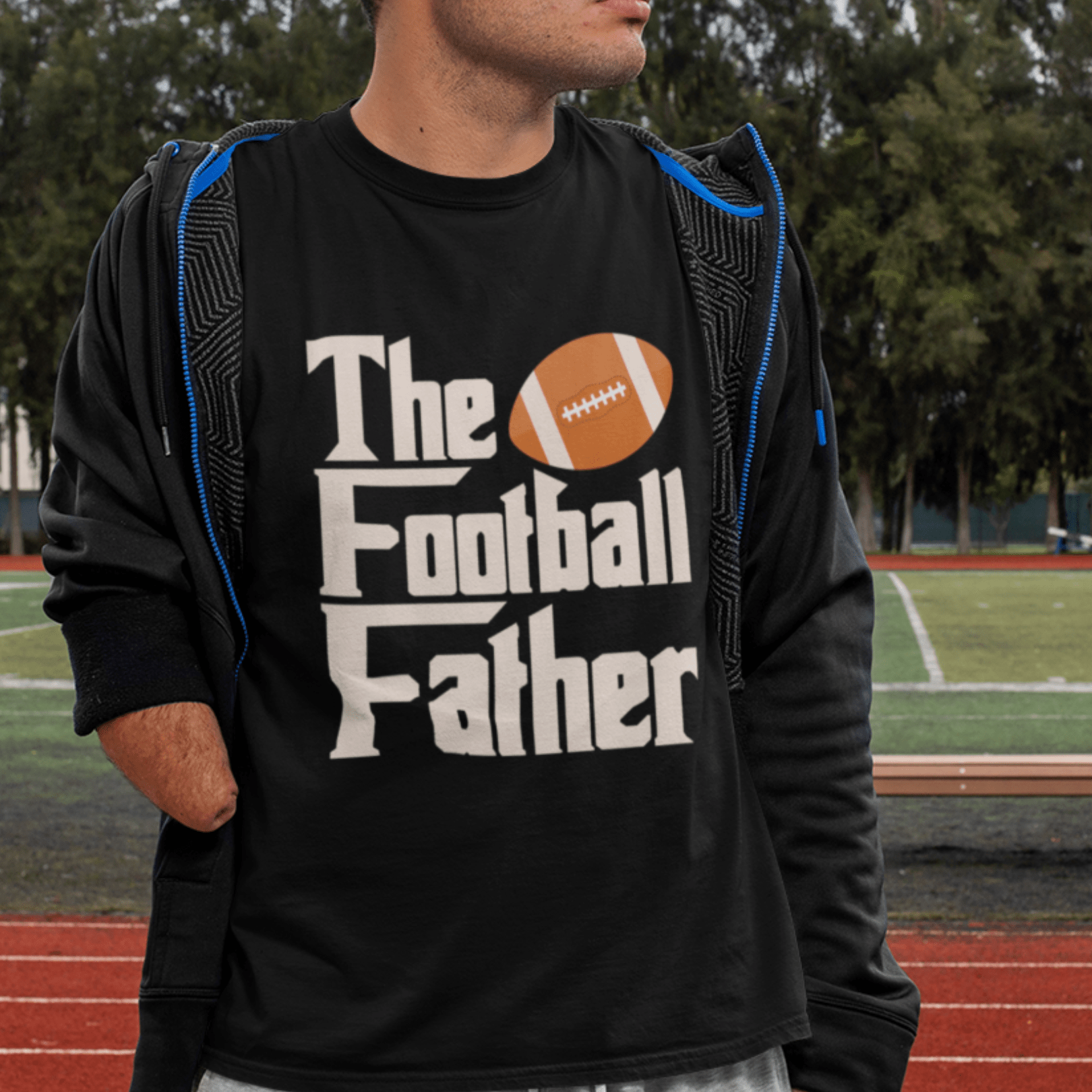 T-Shirt The Football Father | Jersey Short Sleeve Tee