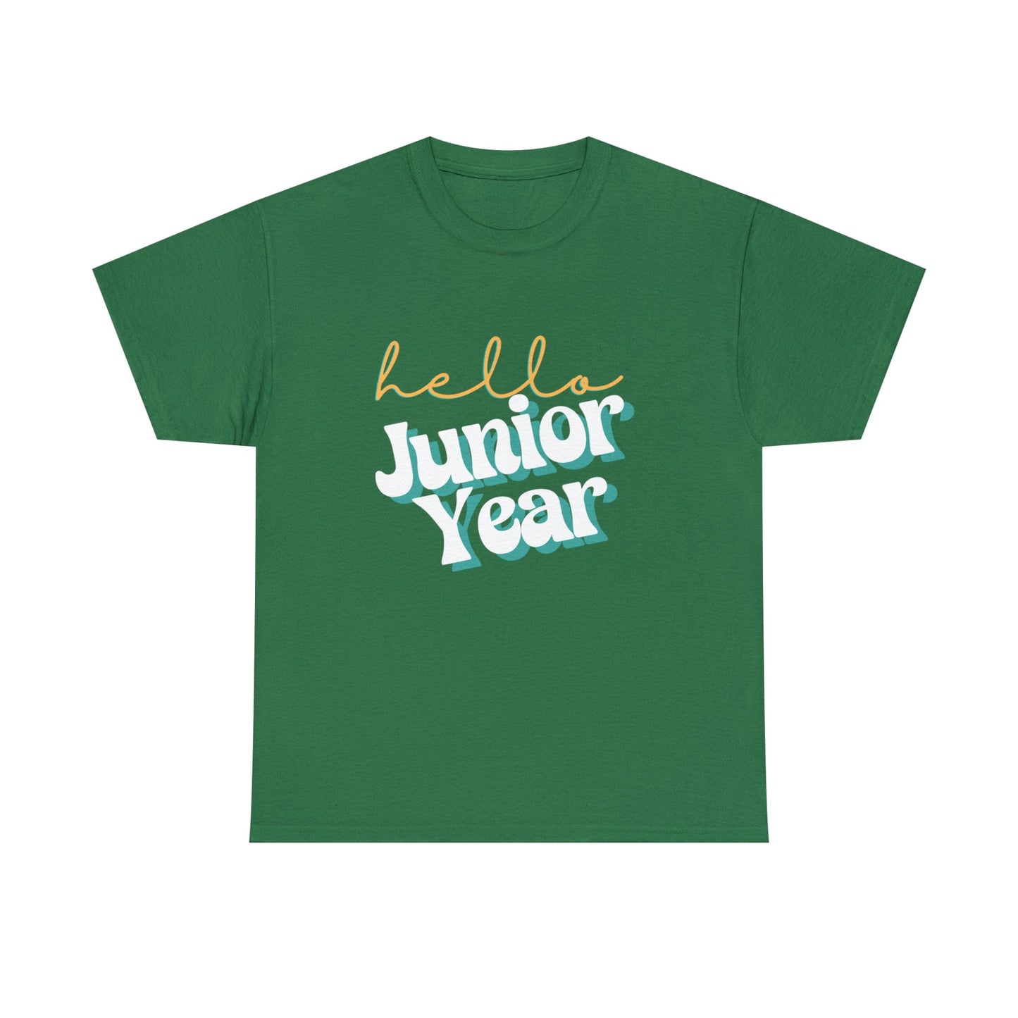 T-Shirt Turf Green / S Hello Junior Year | Retro | ADULT Sizes | Cotton Tee